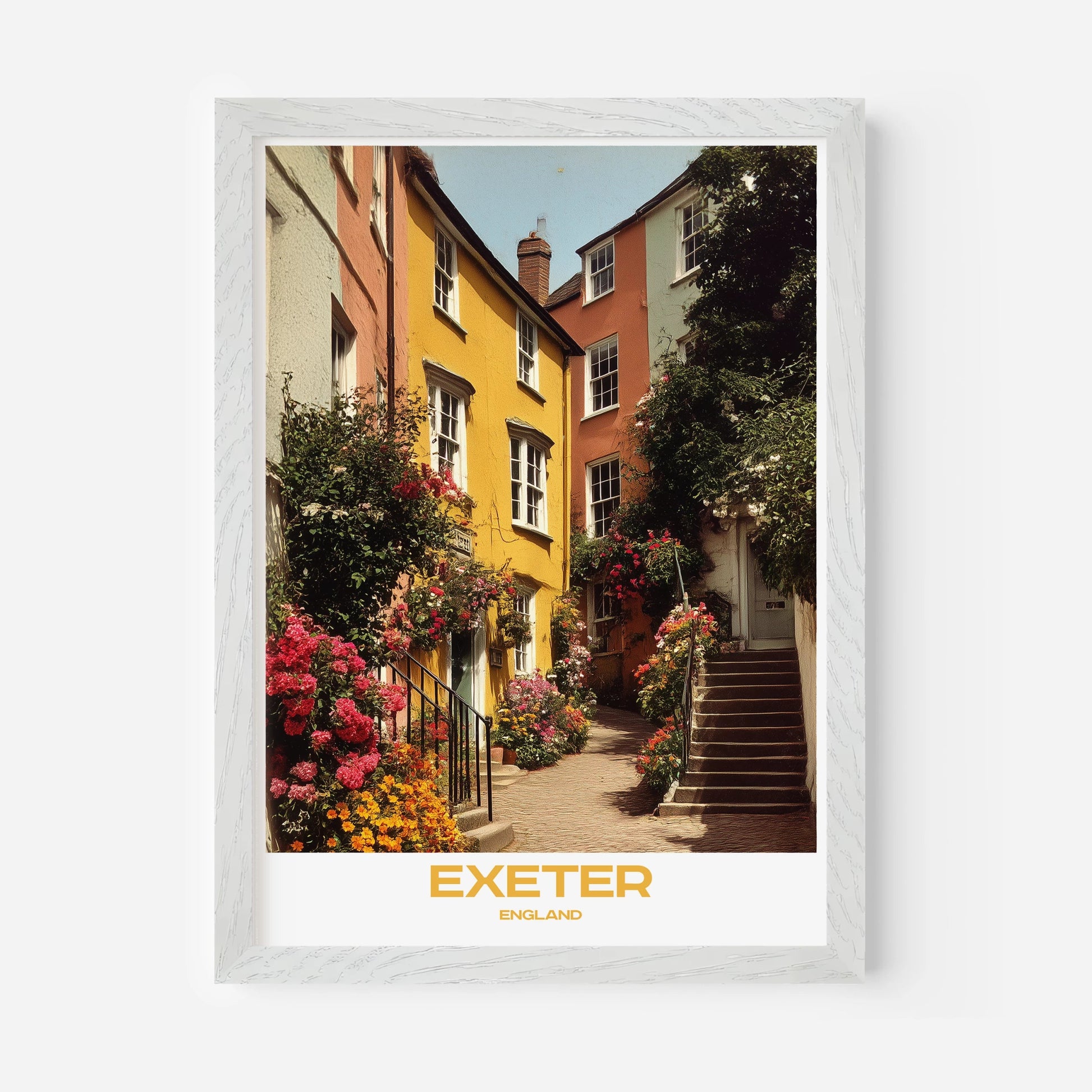 Exeter Devon England Europe Travel Poster - Postered
