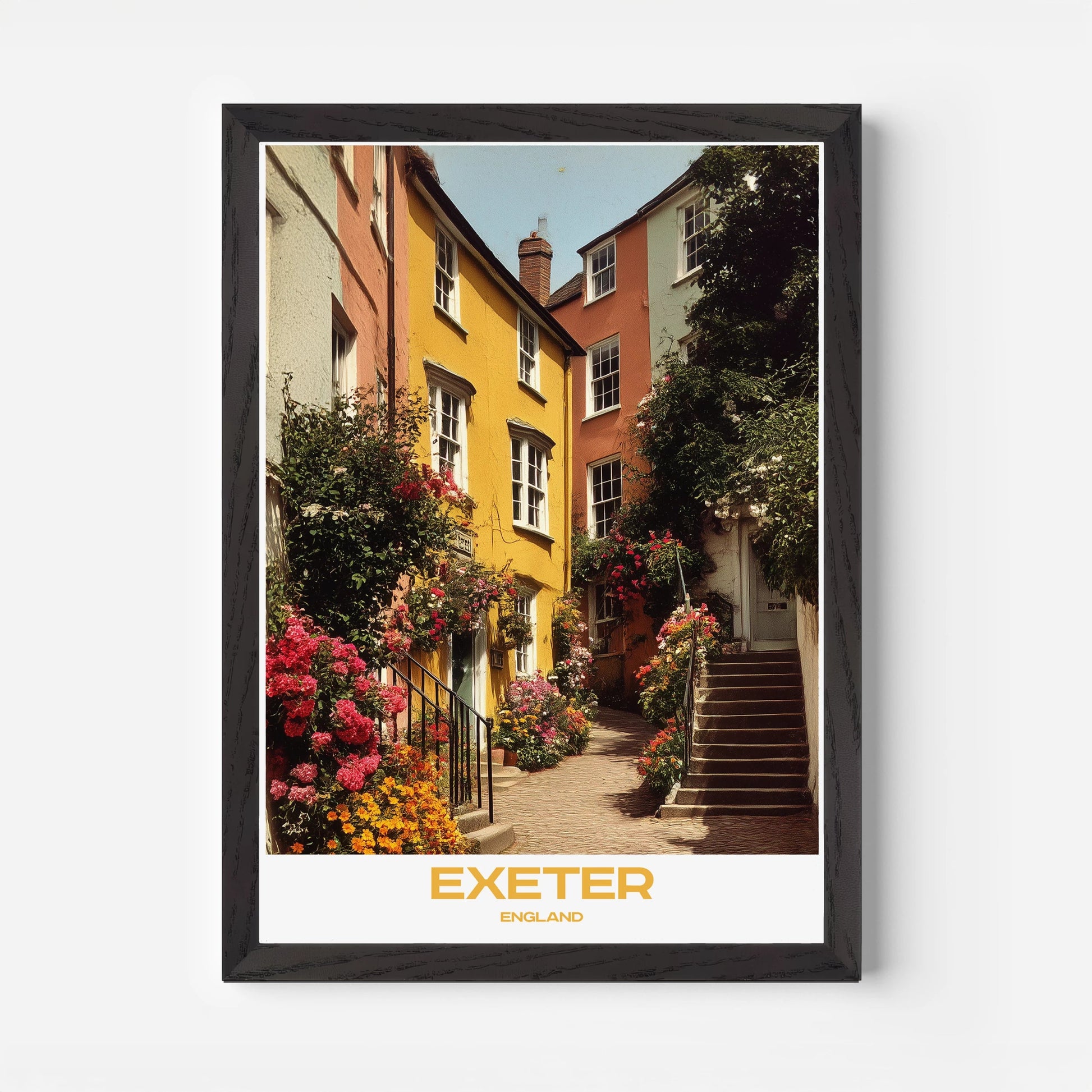 Exeter Devon England Europe Travel Poster - Postered