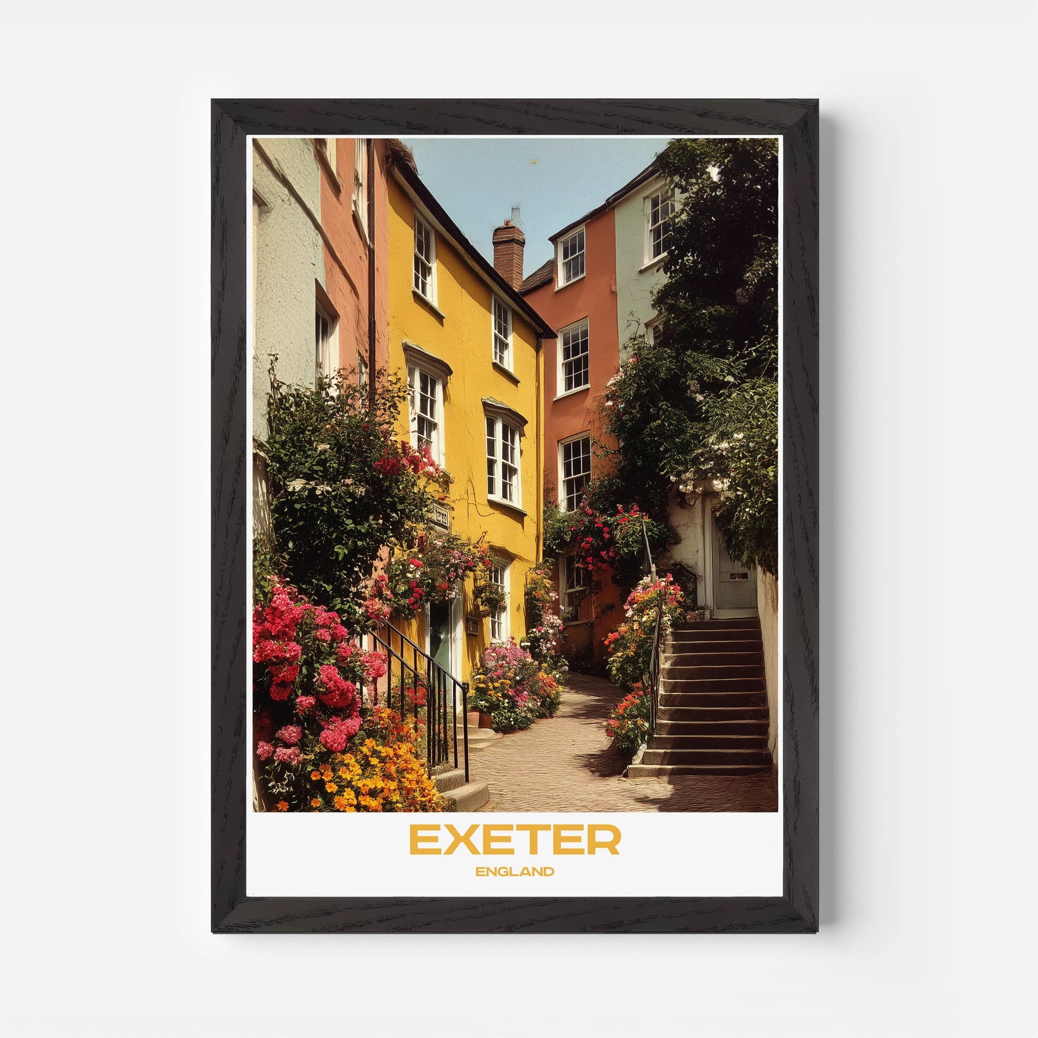 Exeter Devon England Europe Travel Poster - Postered