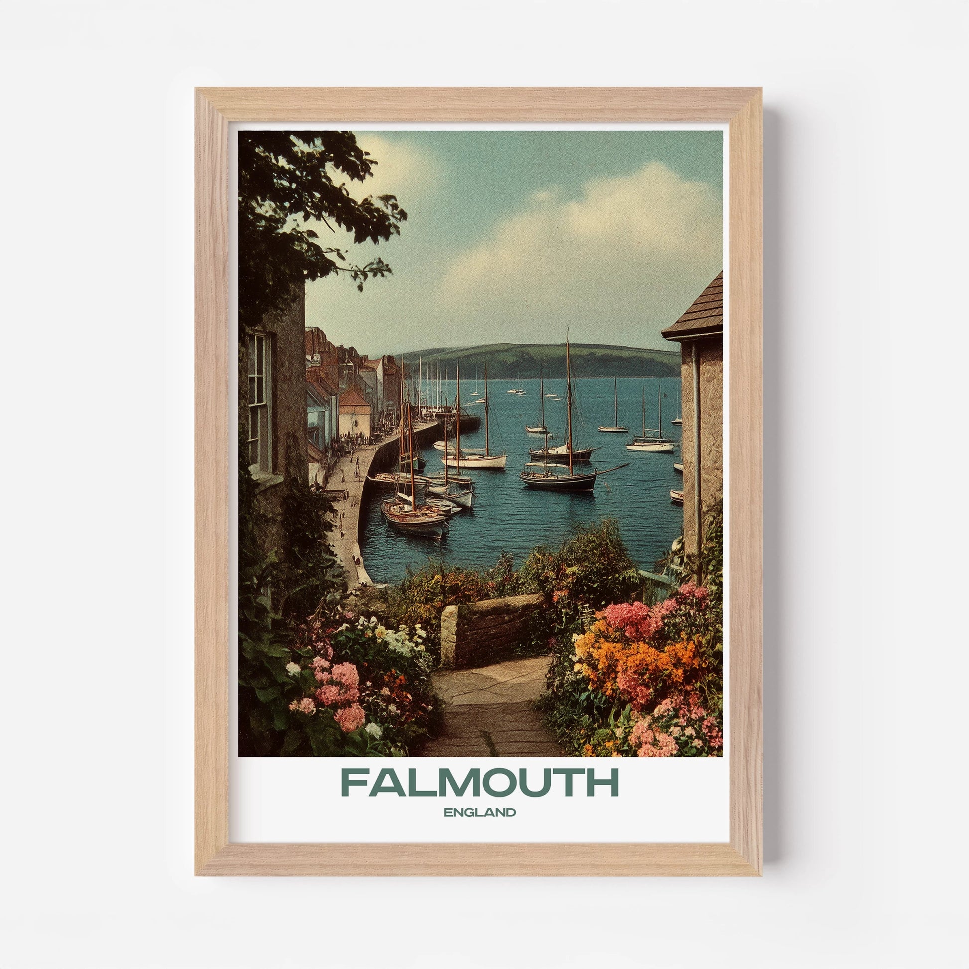 Falmouth Cornwall England Europe Travel Poster - Postered