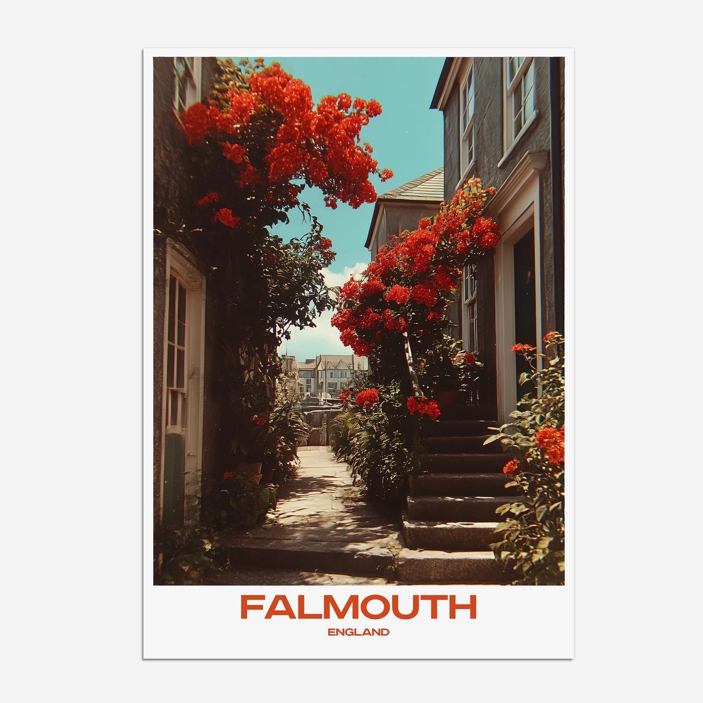 Falmouth Cornwall England Europe Travel Poster - Postered