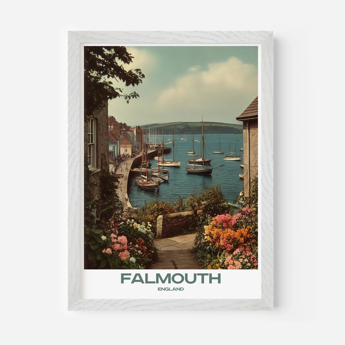 Falmouth Cornwall England Europe Travel Poster - Postered