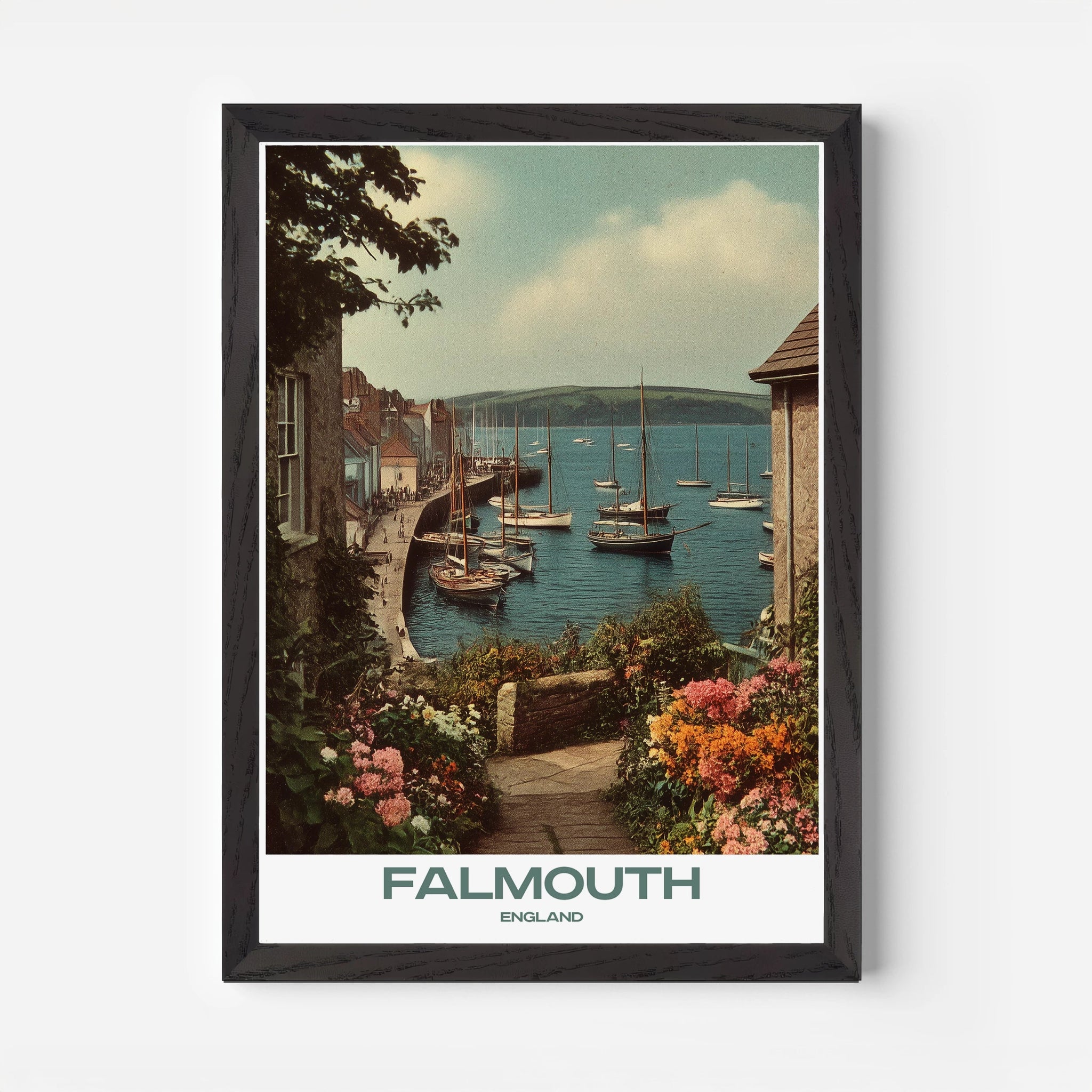 Falmouth Cornwall England Europe Travel Poster - Postered
