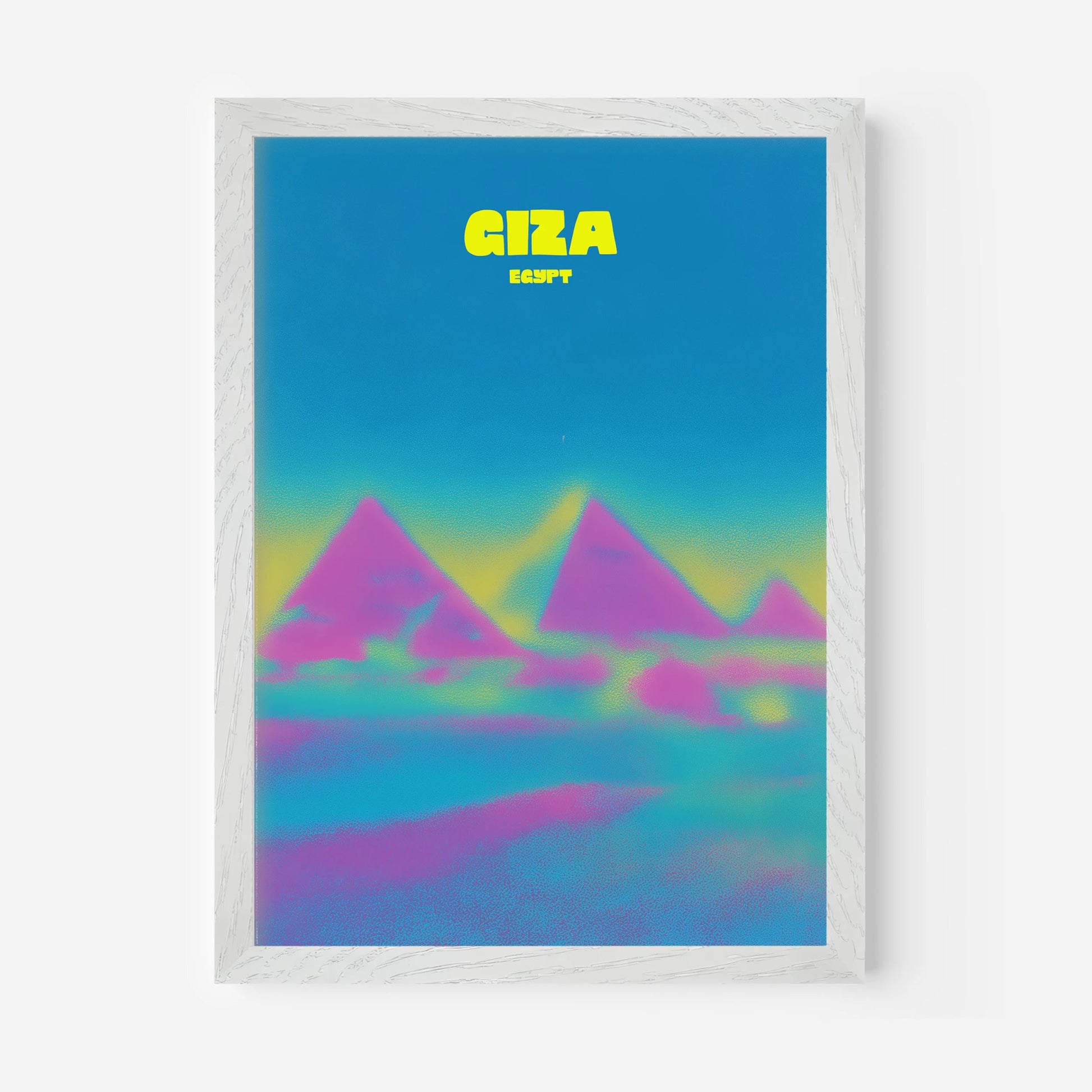 Giza Egypt Pyramids Travel Poster - Postered