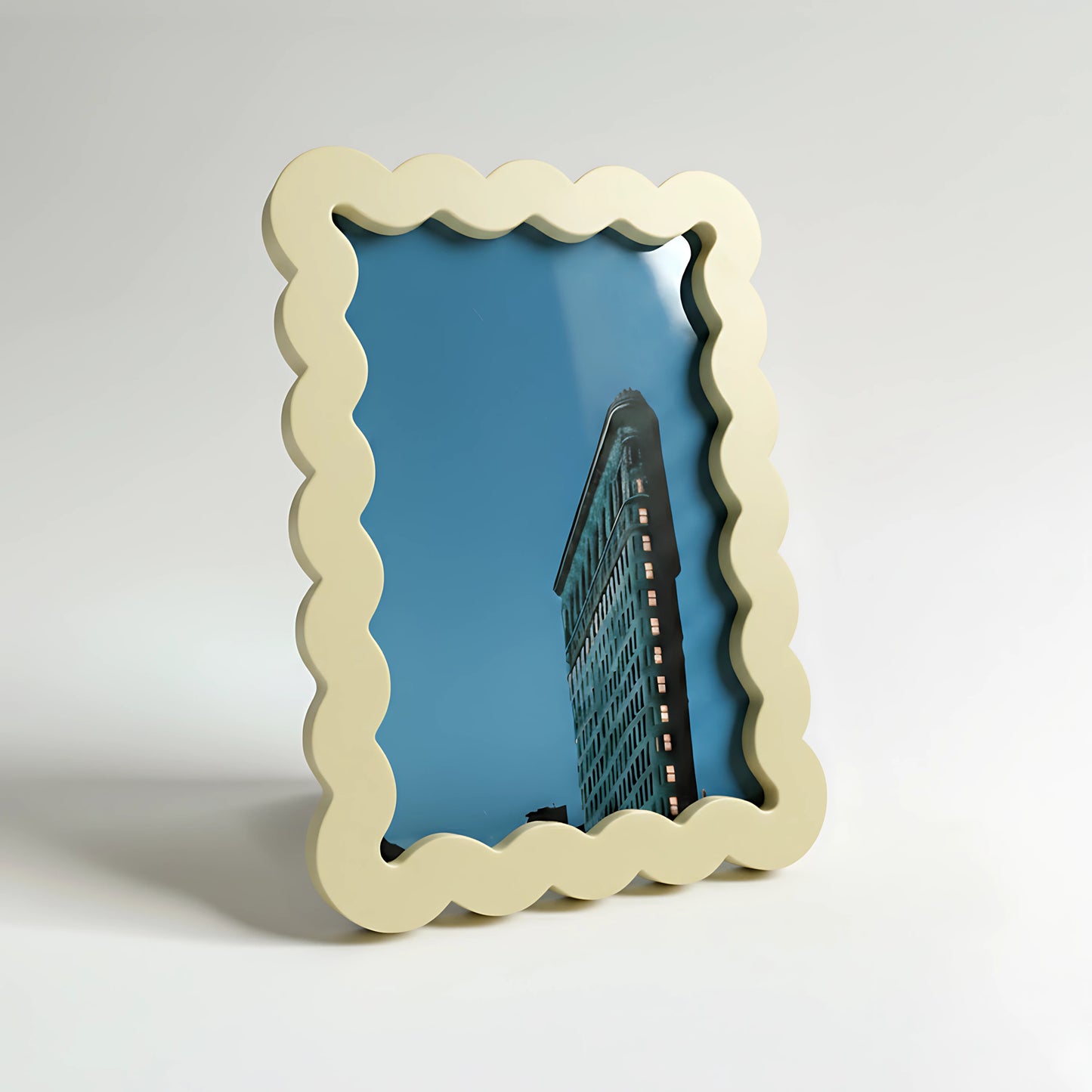 Magnetic Modular Wavey Plastic Frame - Goose Yellow - 5x7 Inch