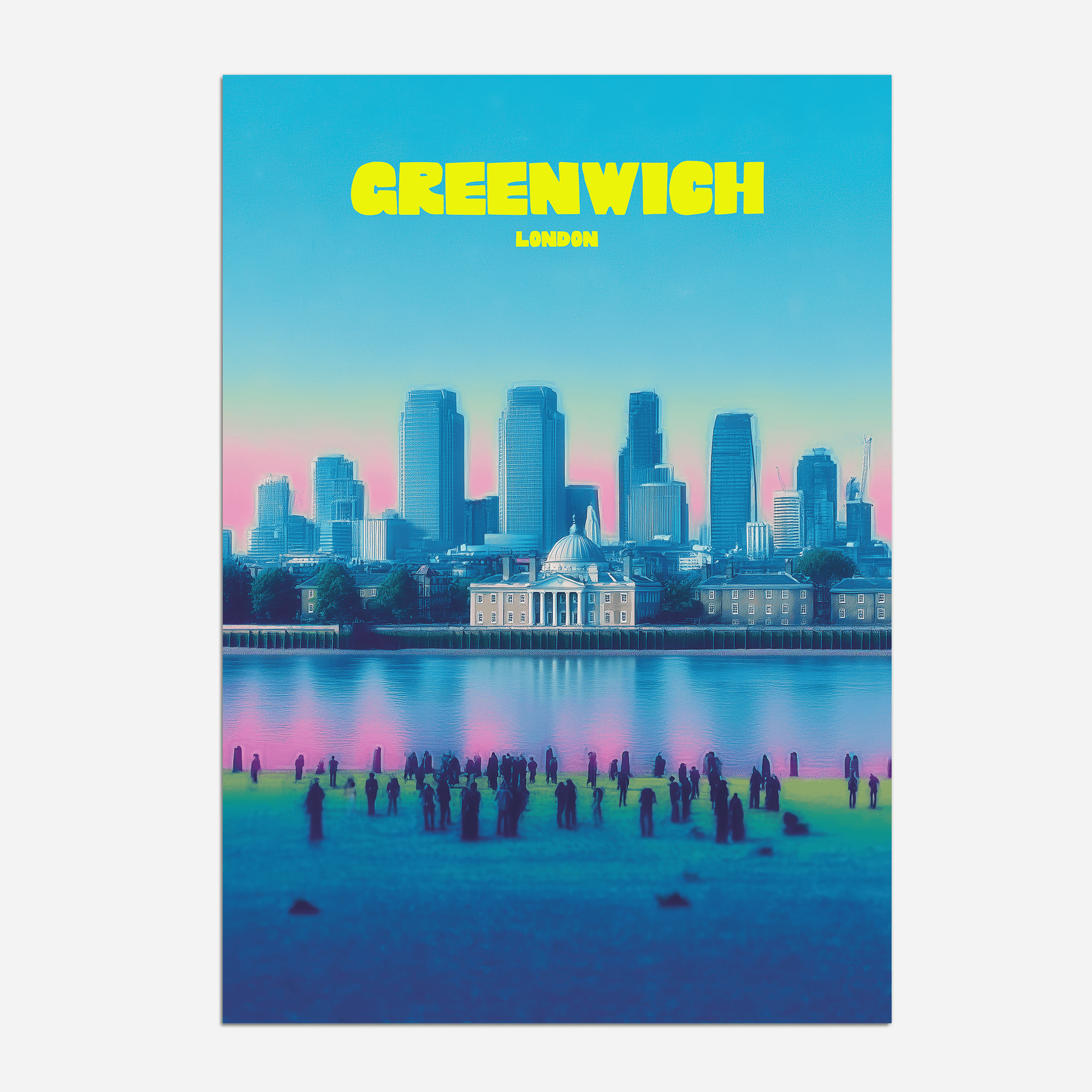 Greenwich London England Travel Poster - Postered
