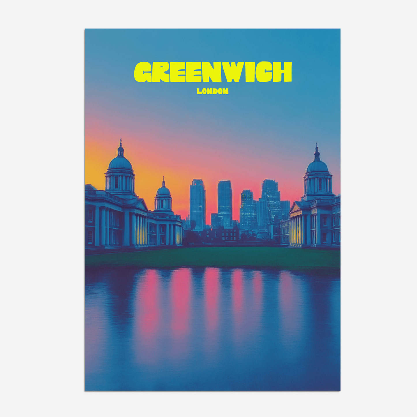 Greenwich London England Travel Poster - Postered