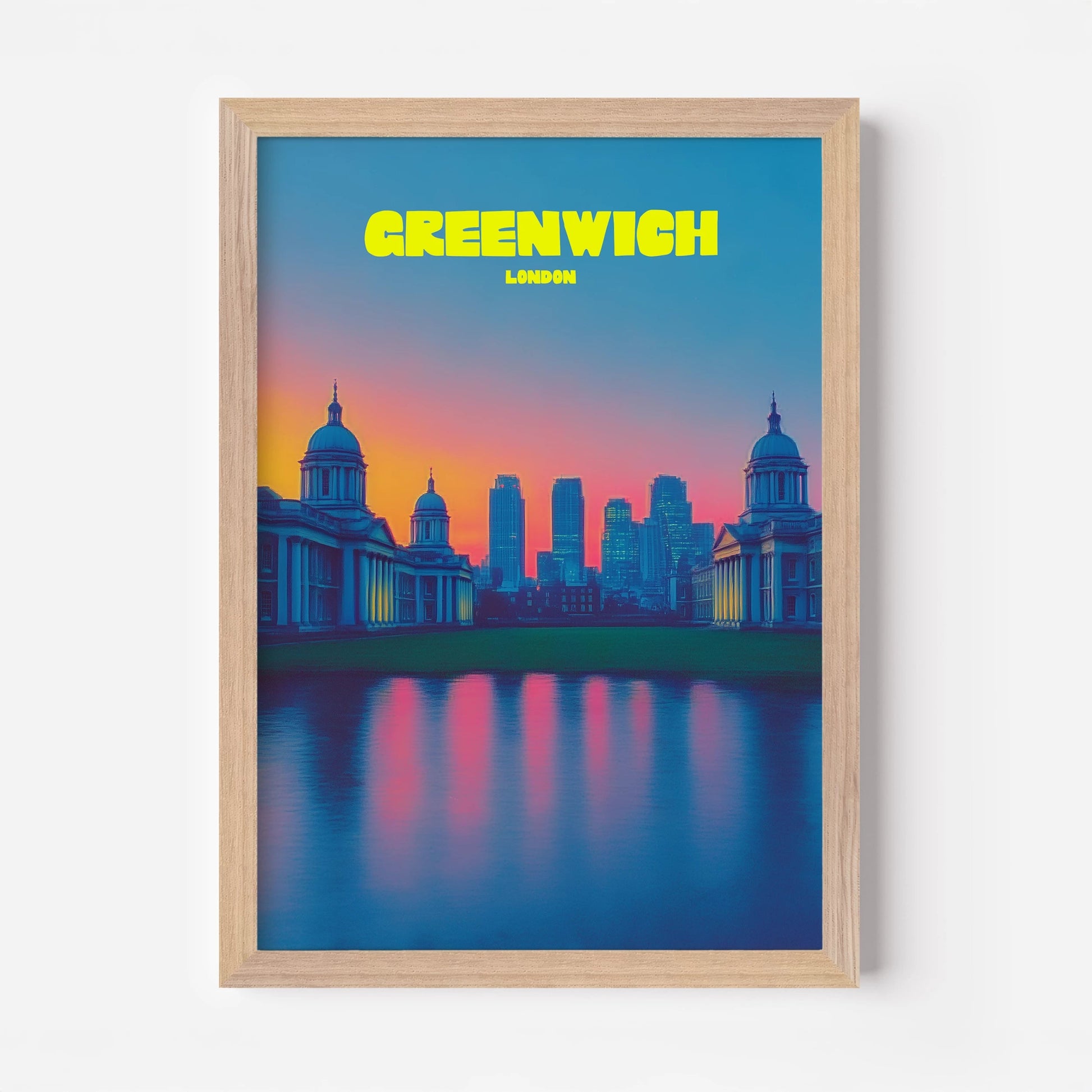 Greenwich London England Travel Poster - Postered