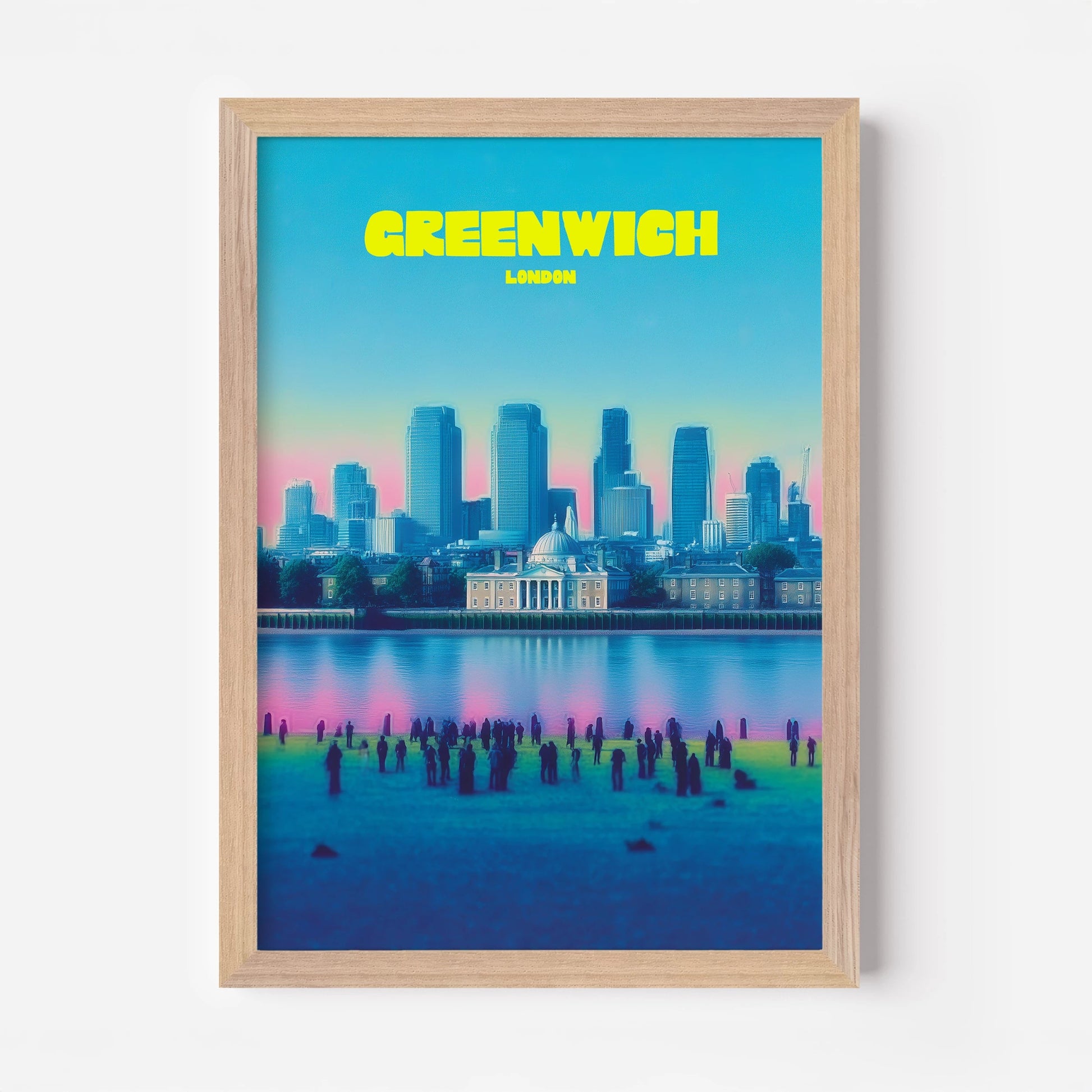 Greenwich London England Travel Poster - Postered