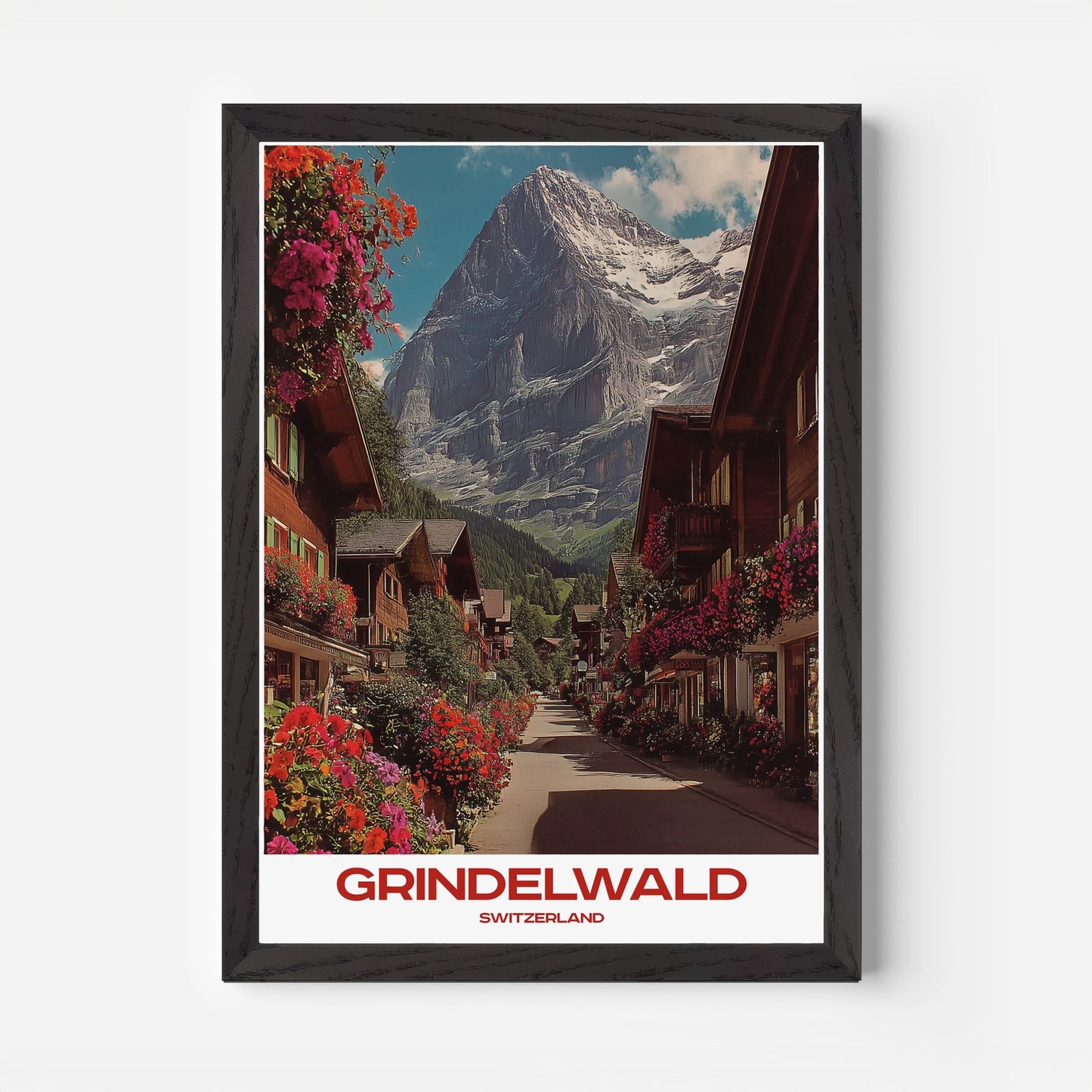 Grindelwald Switzerland Europe Travel Poster - Postered
