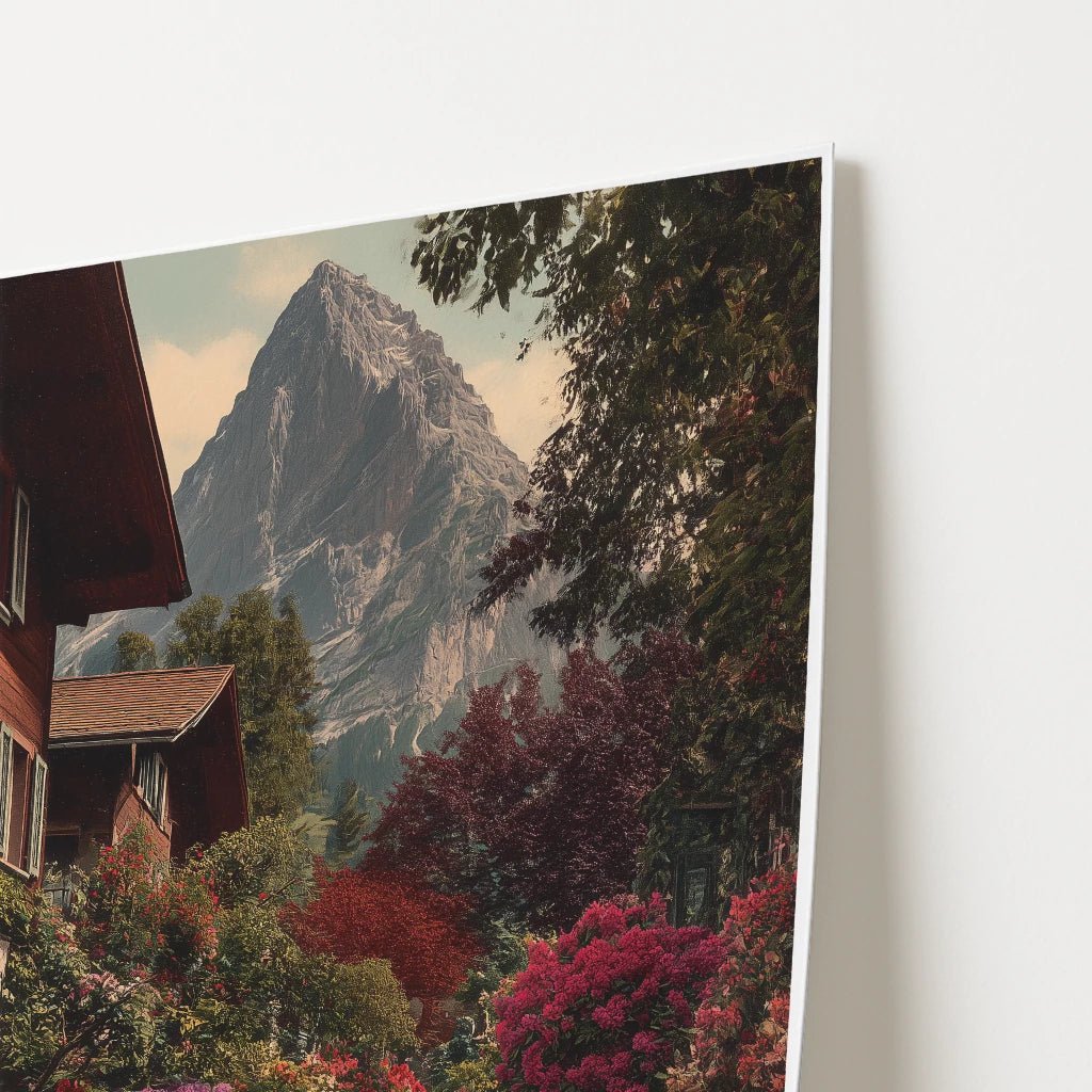 Grindelwald Switzerland Europe Travel Poster - Postered