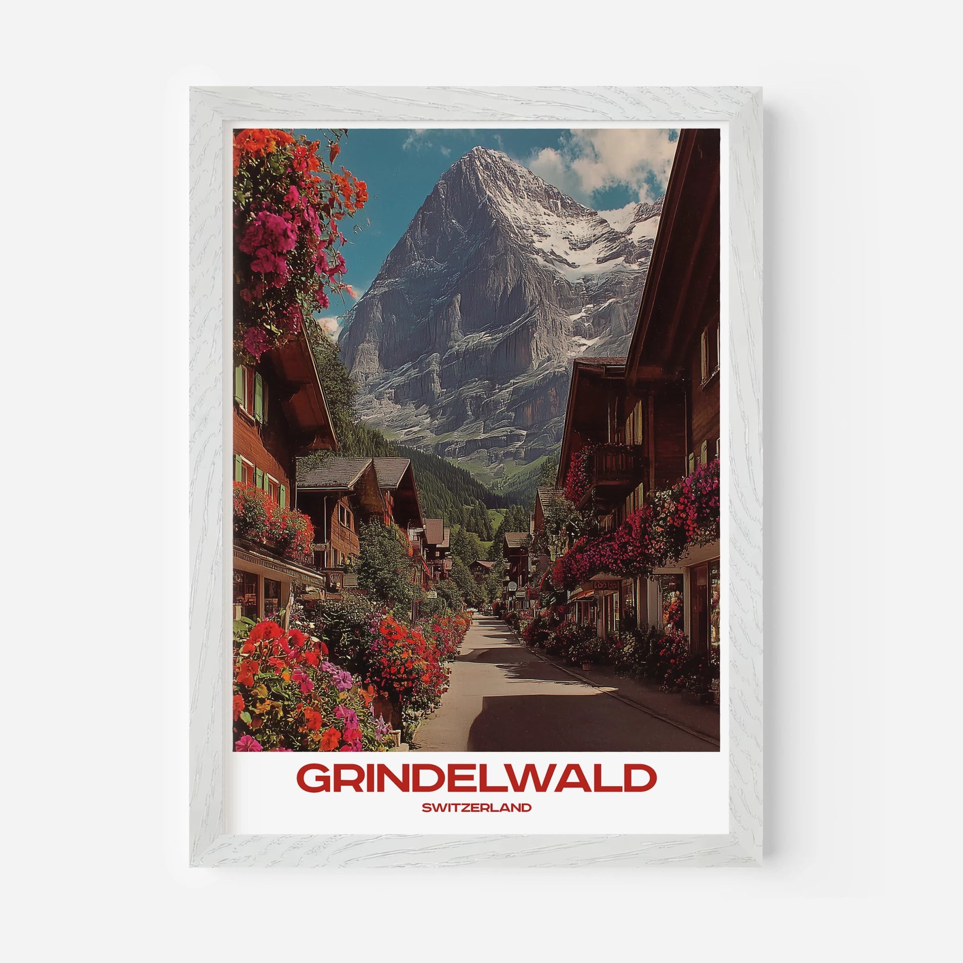 Grindelwald Switzerland Europe Travel Poster - Postered