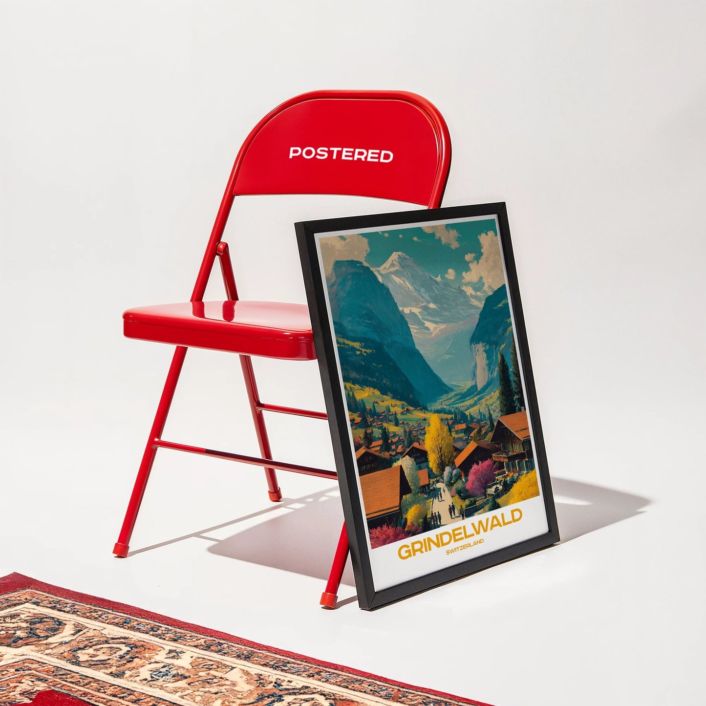 Grindelwald Switzerland Europe Travel Poster - Postered