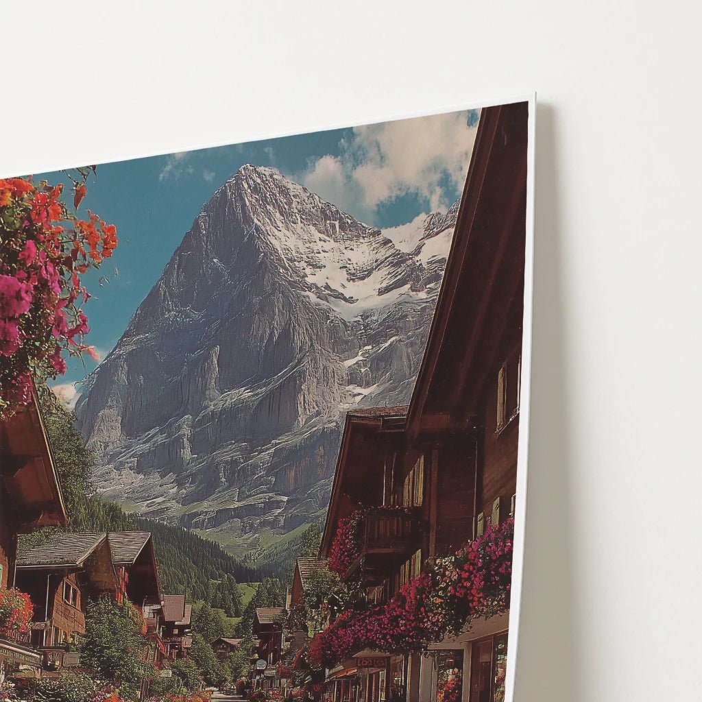 Grindelwald Switzerland Europe Travel Poster - Postered