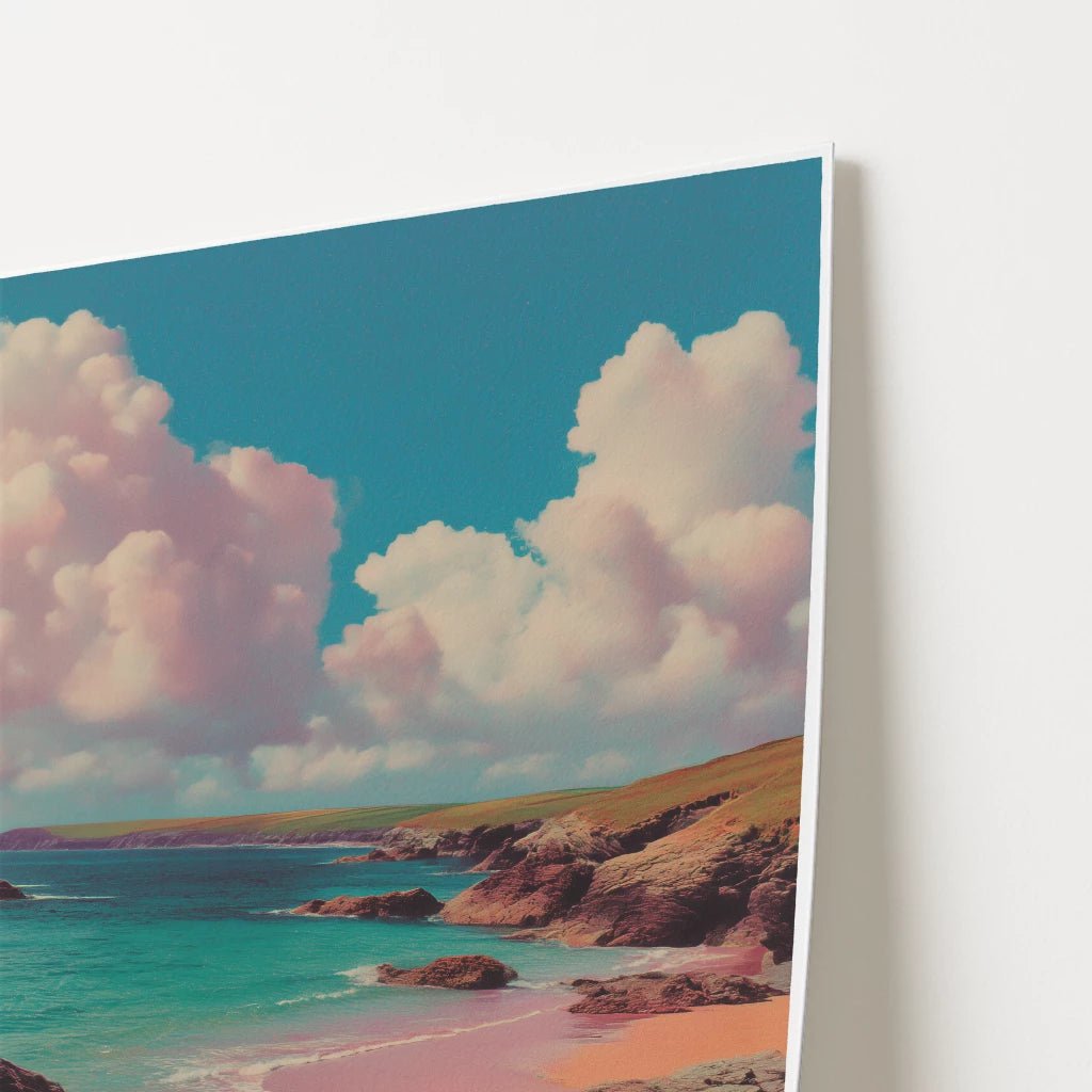Harlyn Bay Cornwall England Europe Travel Poster - Postered