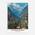Interlaken Switzerland Europe Travel Poster - Postered