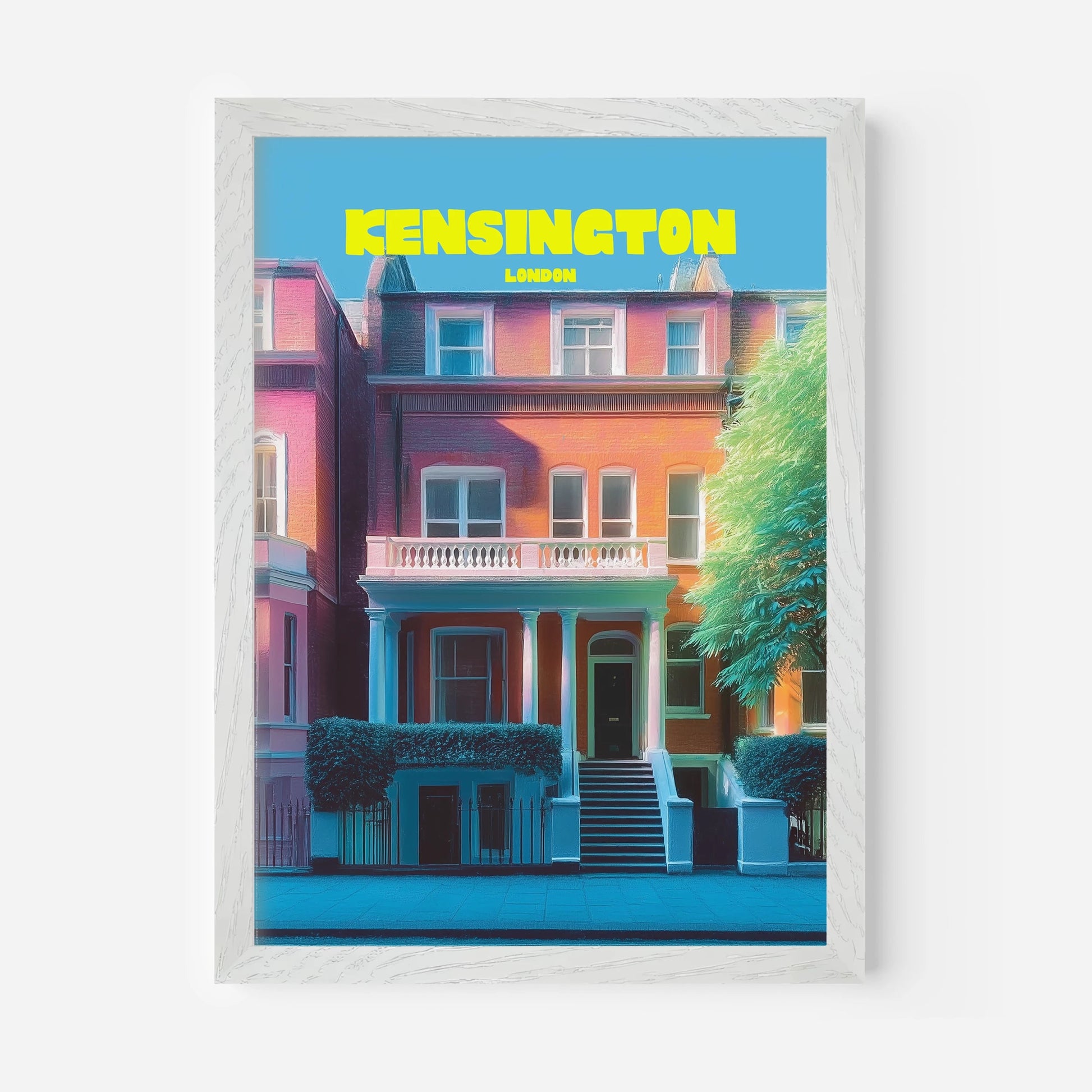 Kensington London England Travel Poster - Postered