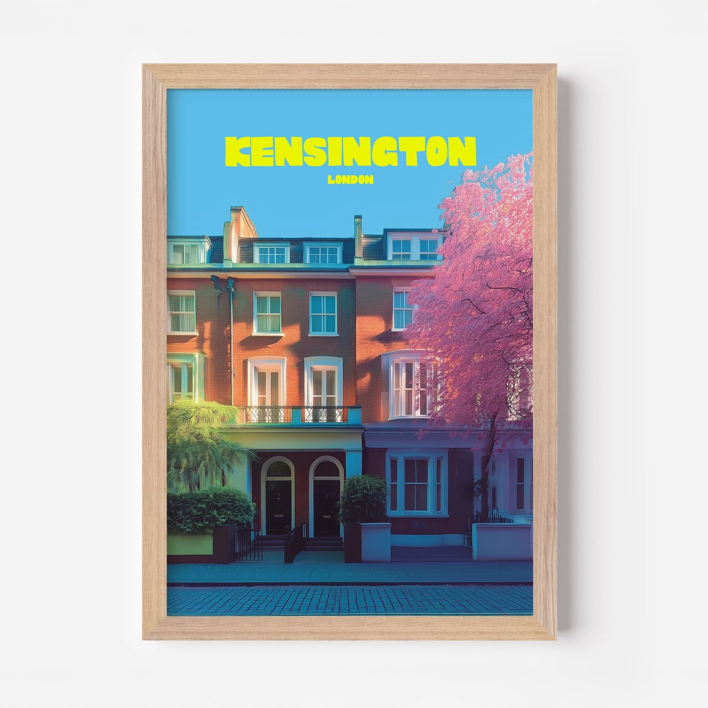 Kensington London England Travel Poster - Postered