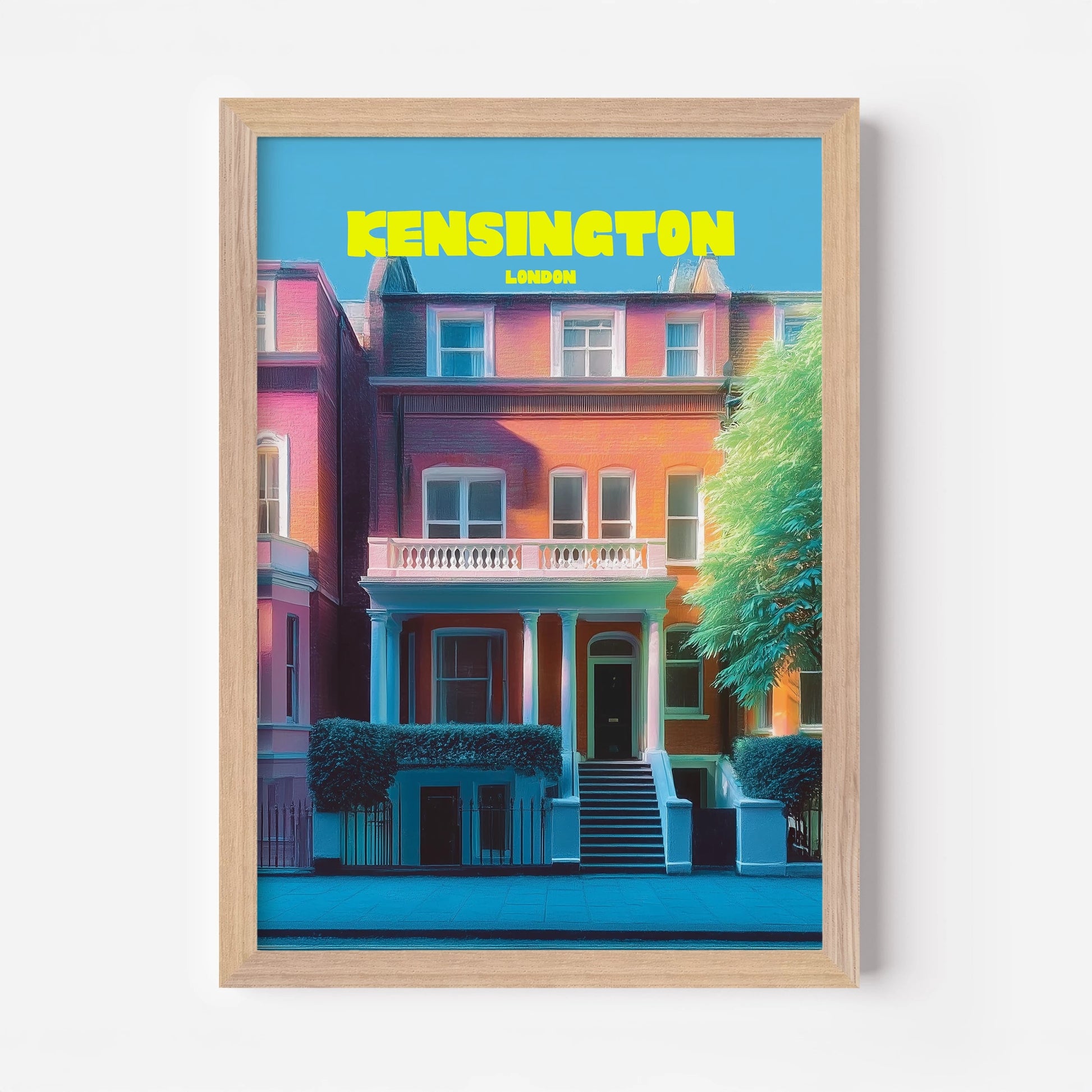 Kensington London England Travel Poster - Postered