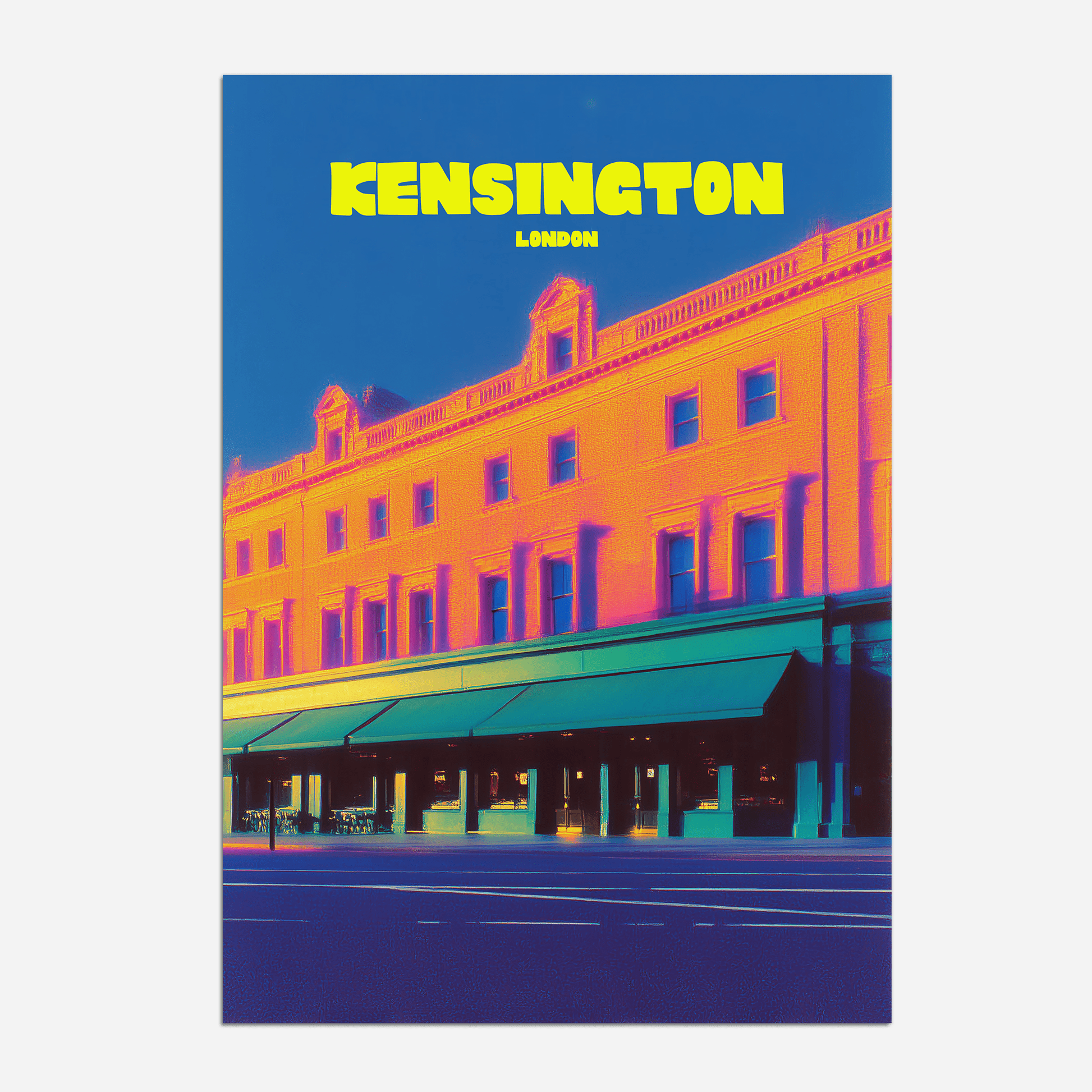 Kensington London England Travel Poster - Postered