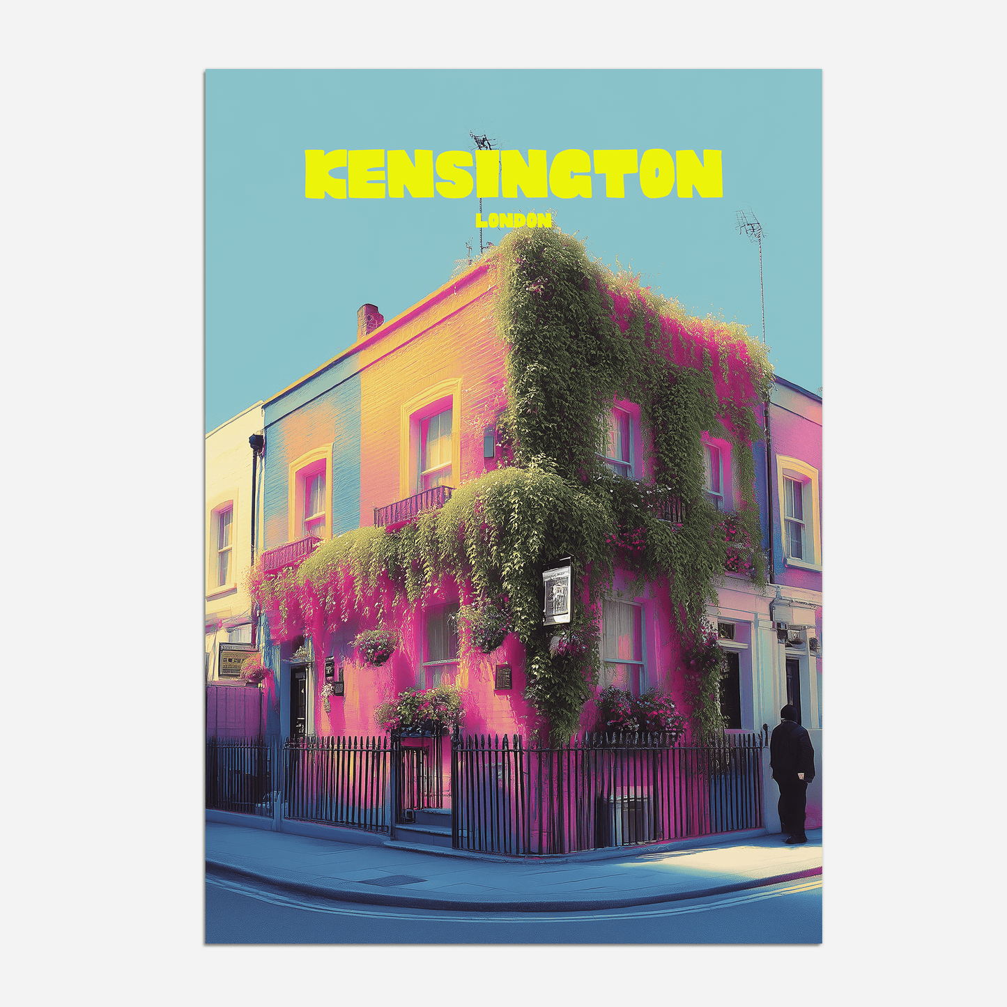 Kensington London England Travel Poster - Postered