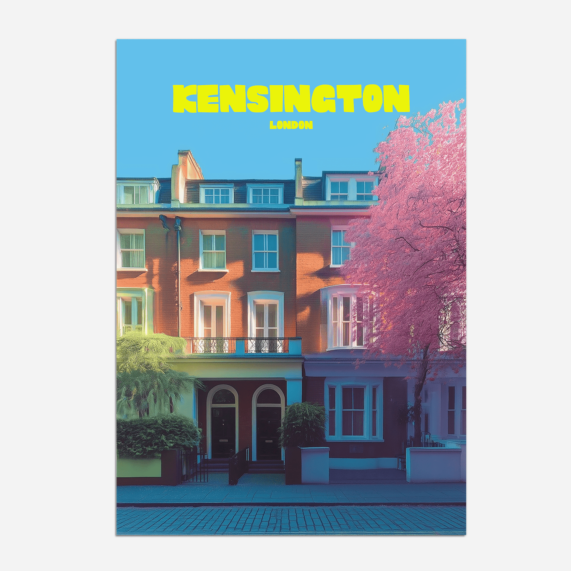 Kensington London England Travel Poster - Postered