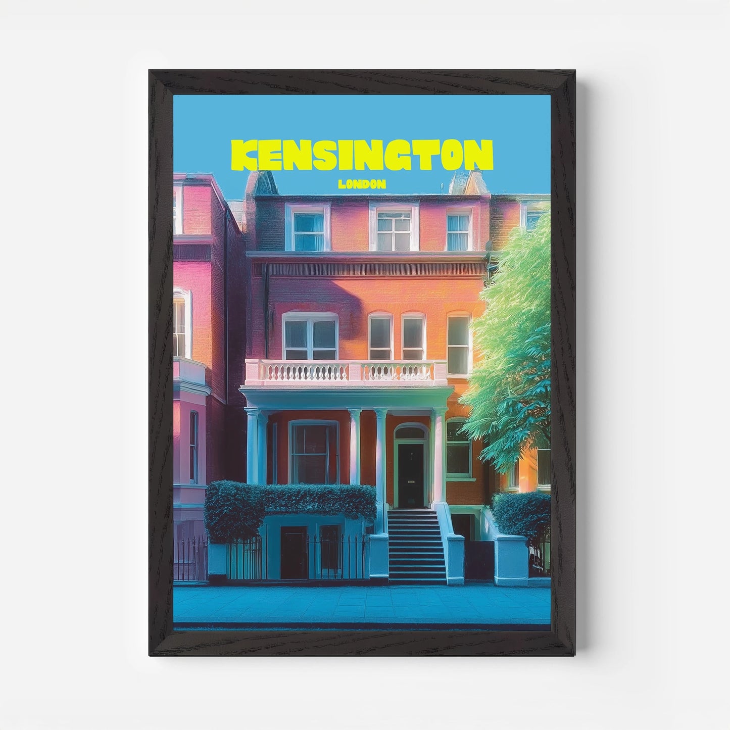 Kensington London England Travel Poster - Postered