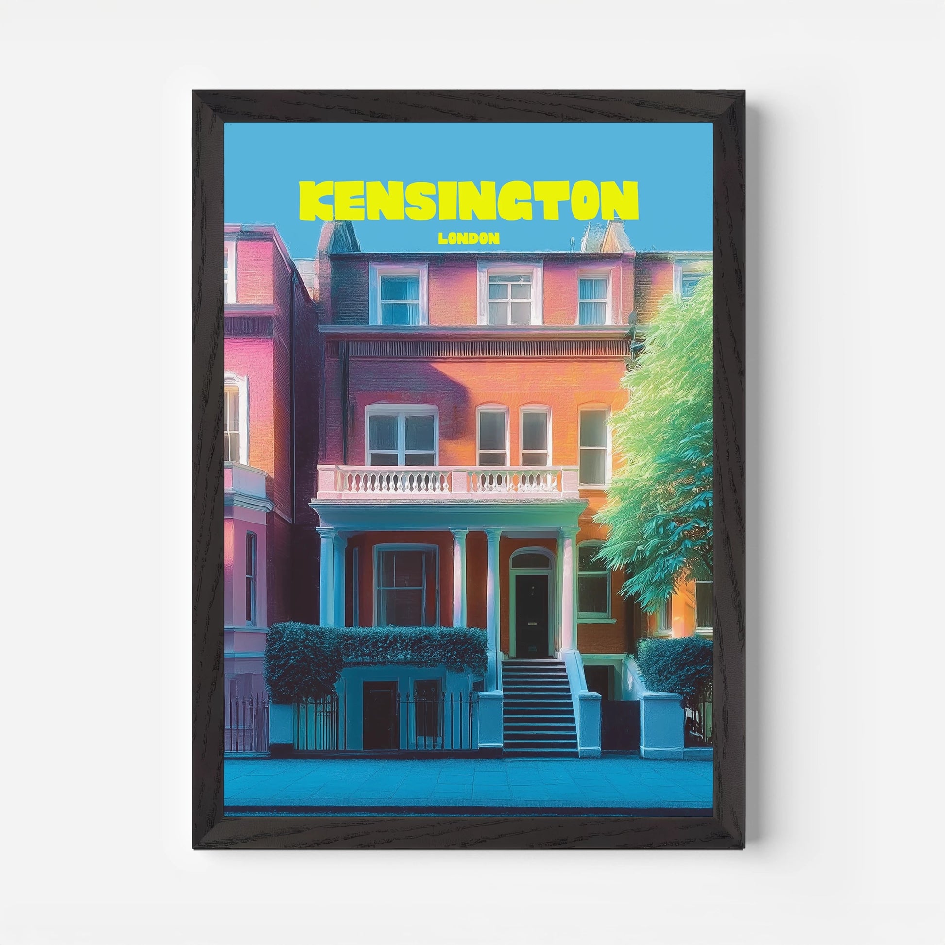Kensington London England Travel Poster - Postered