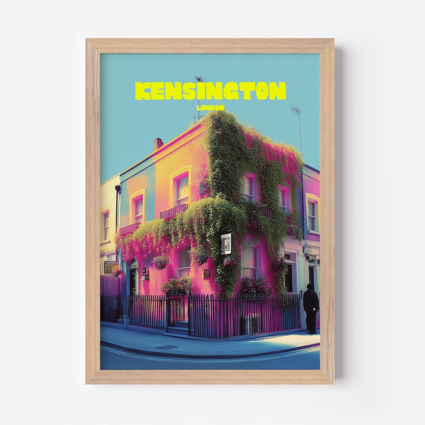 Kensington London England Travel Poster - Postered