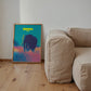 Kenya Africa Elephant Travel Poster - Postered
