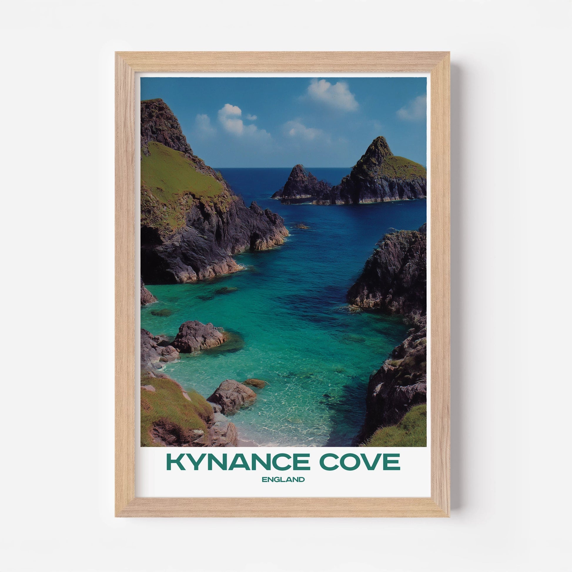 Kynance Cove Cornwall England Europe Travel Poster - Postered