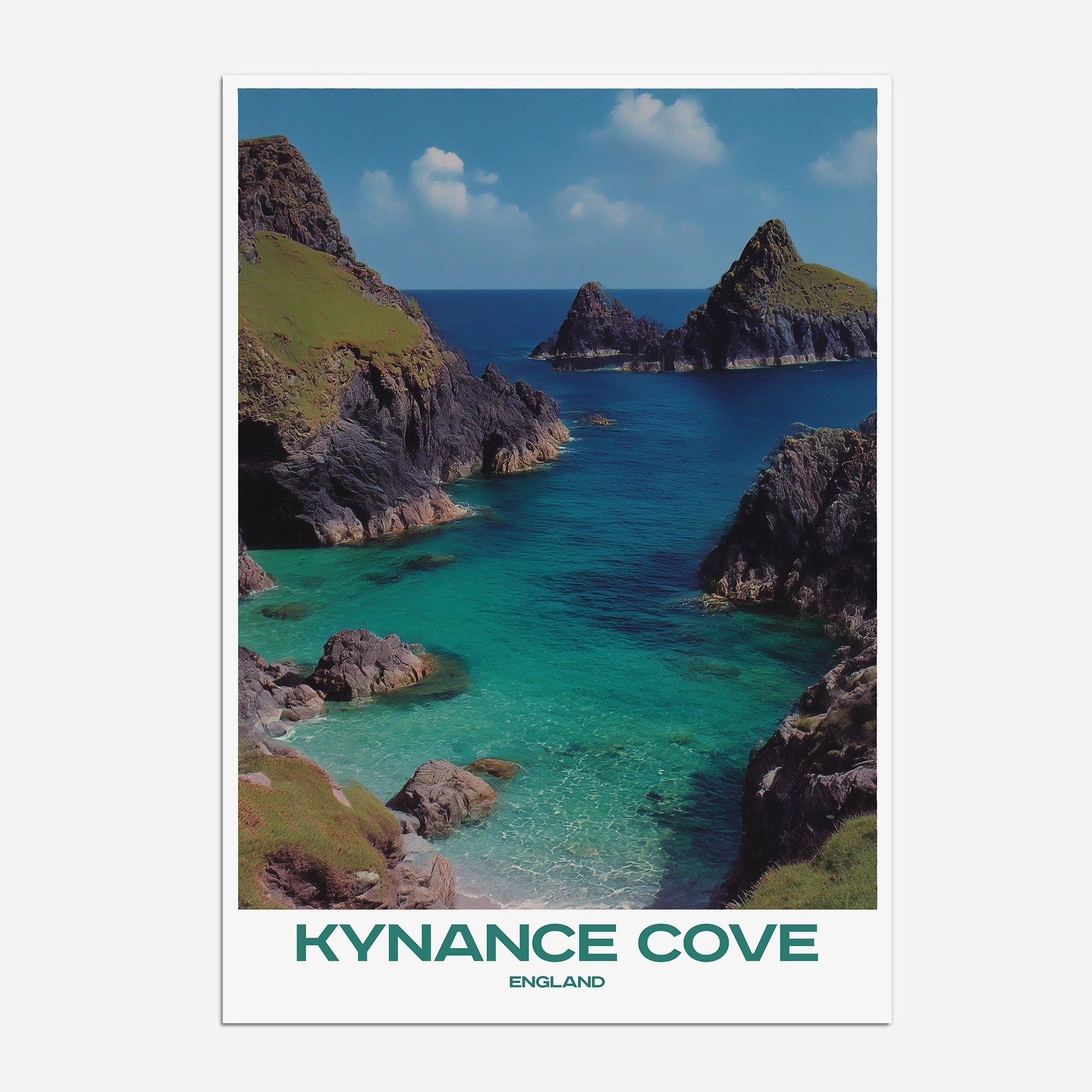 Kynance Cove Cornwall England Europe Travel Poster - Postered