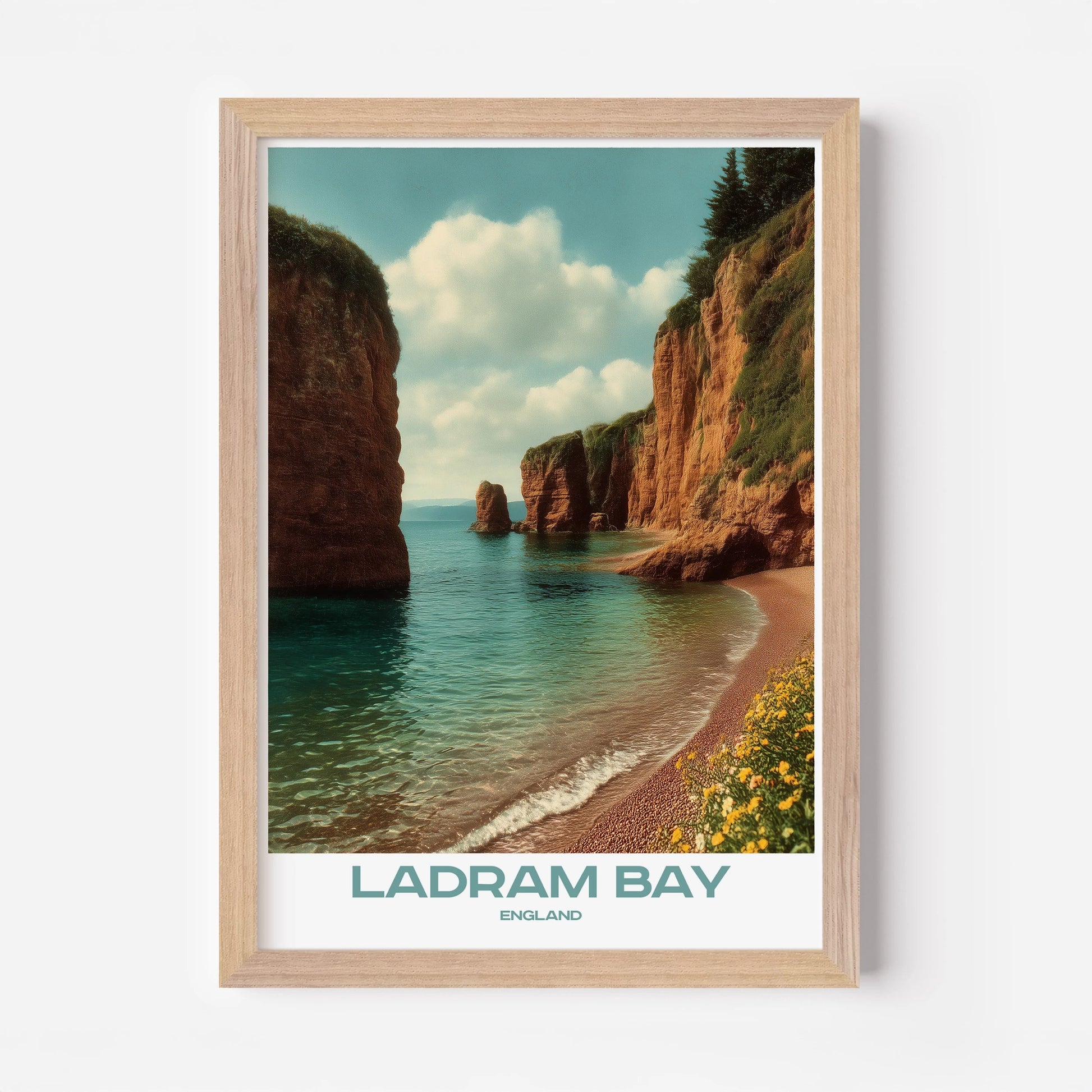 Ladram Bay Cornwall England Europe Travel Poster - Postered