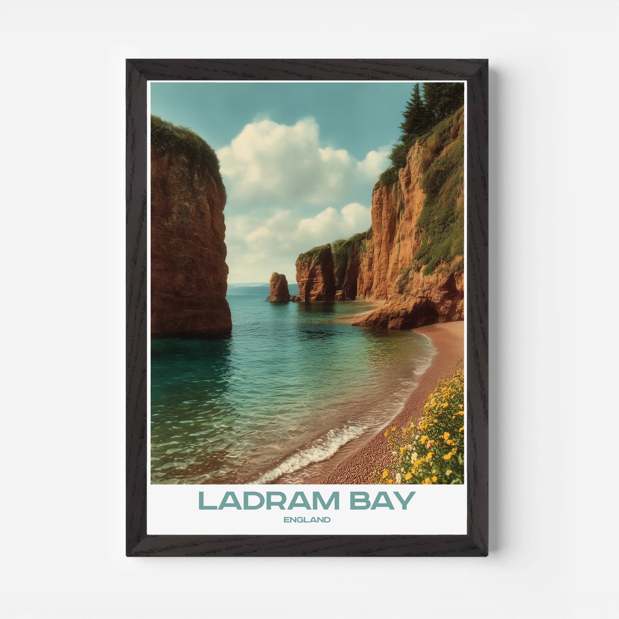 Ladram Bay Cornwall England Europe Travel Poster - Postered