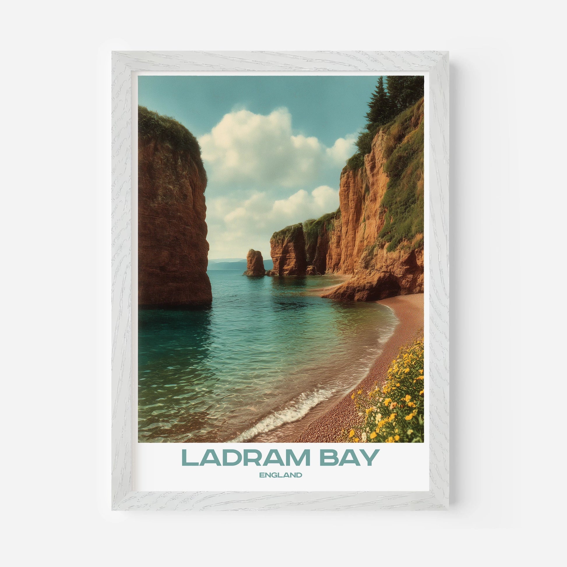 Ladram Bay Cornwall England Europe Travel Poster - Postered