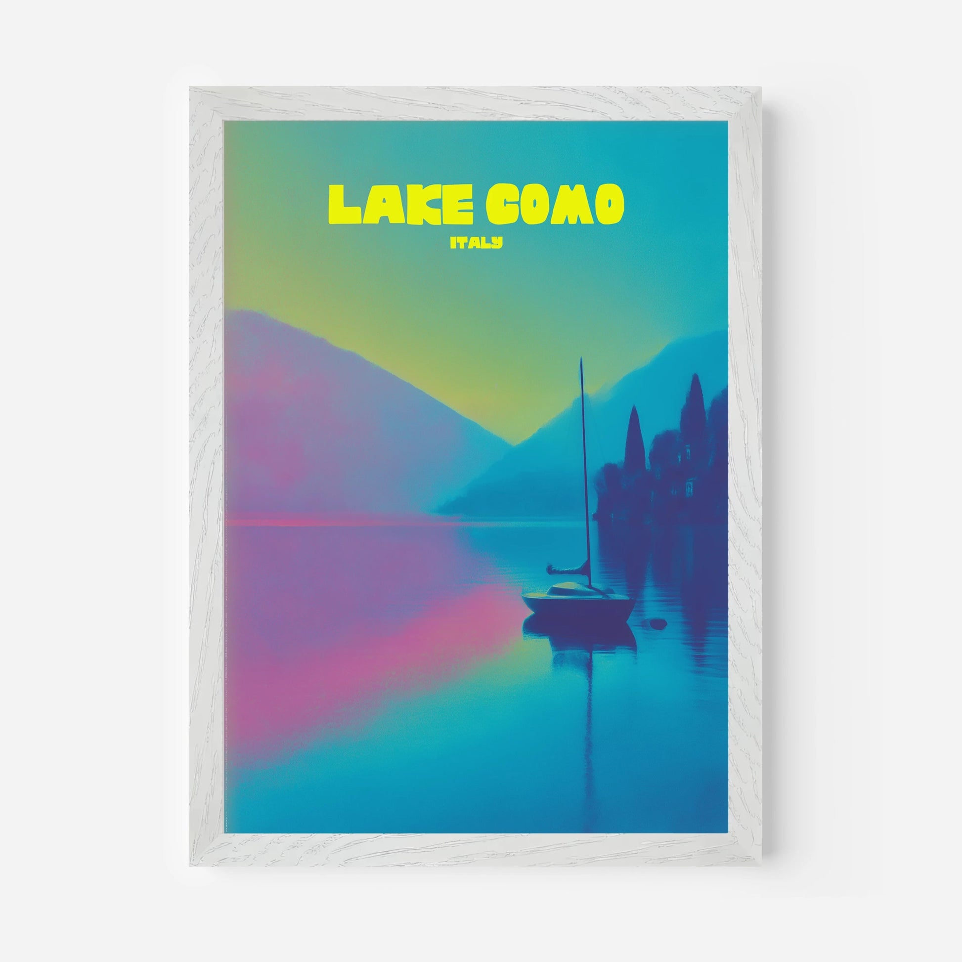 Lake Como Italy Europe Travel Poster - Postered