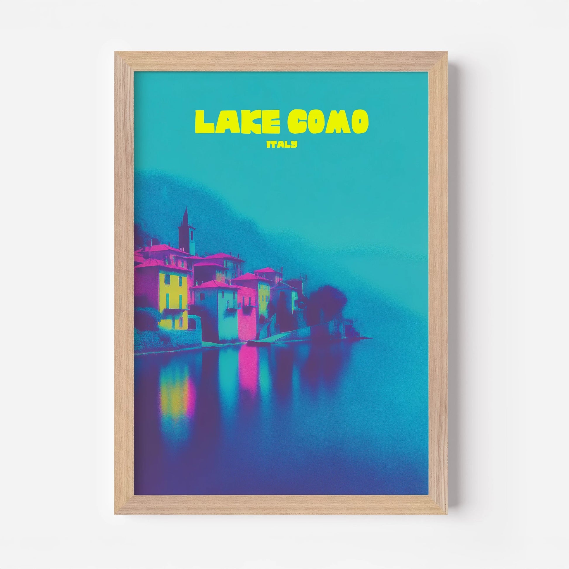 Lake Como Italy Europe Travel Poster - Postered