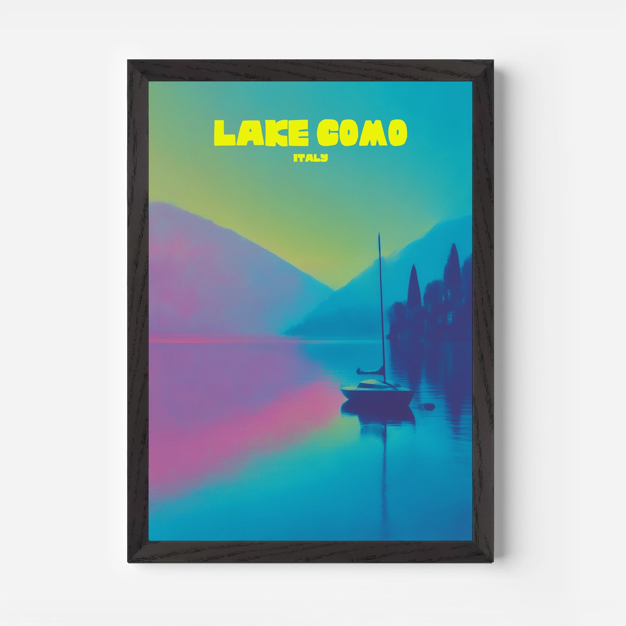 Lake Como Italy Europe Travel Poster - Postered