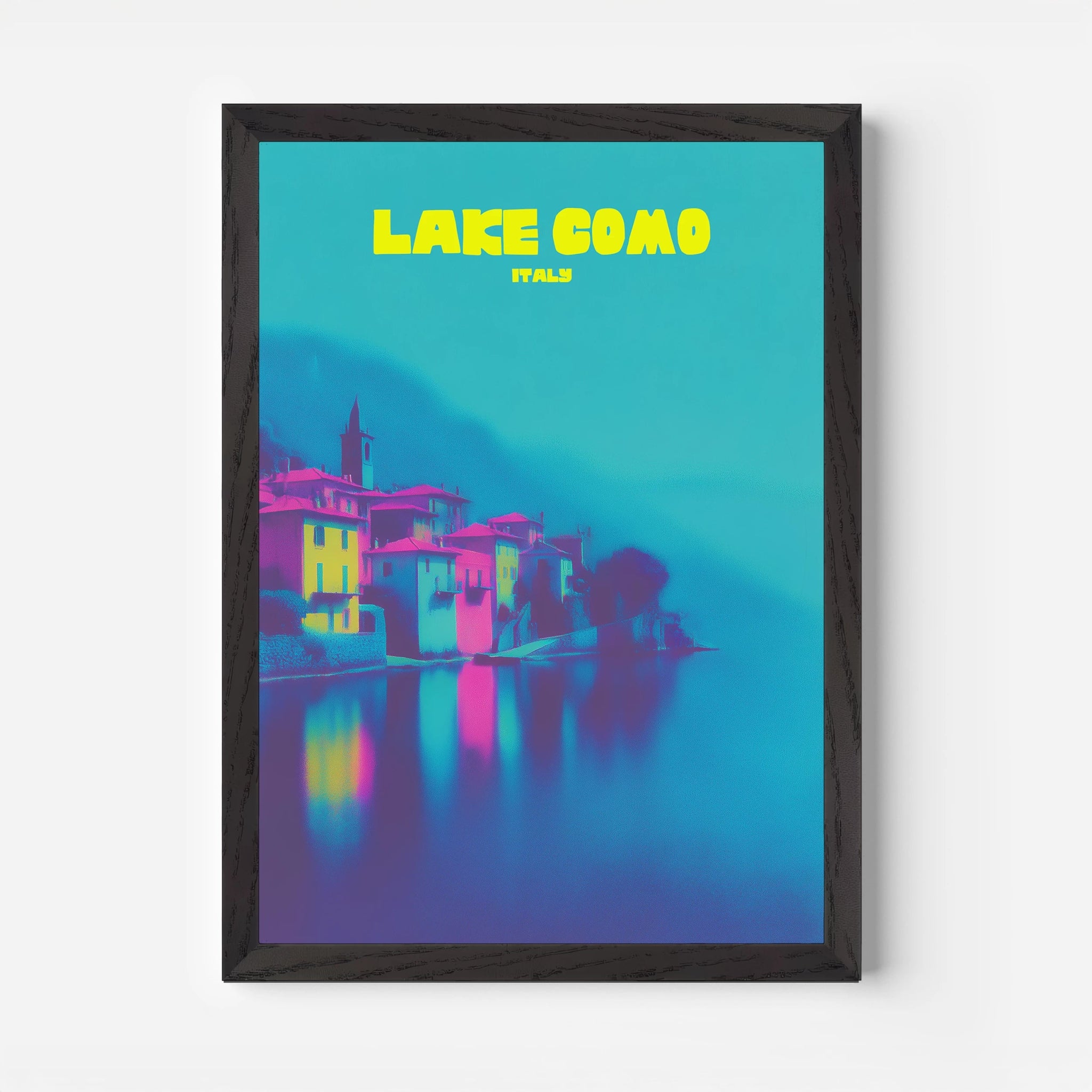 Lake Como Italy Europe Travel Poster - Postered