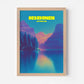 Lake Oeschinen Switzerland Europe Travel Poster - Postered