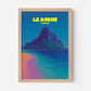 Le Morne Peninsula Mauritius Africa Travel Poster - Postered
