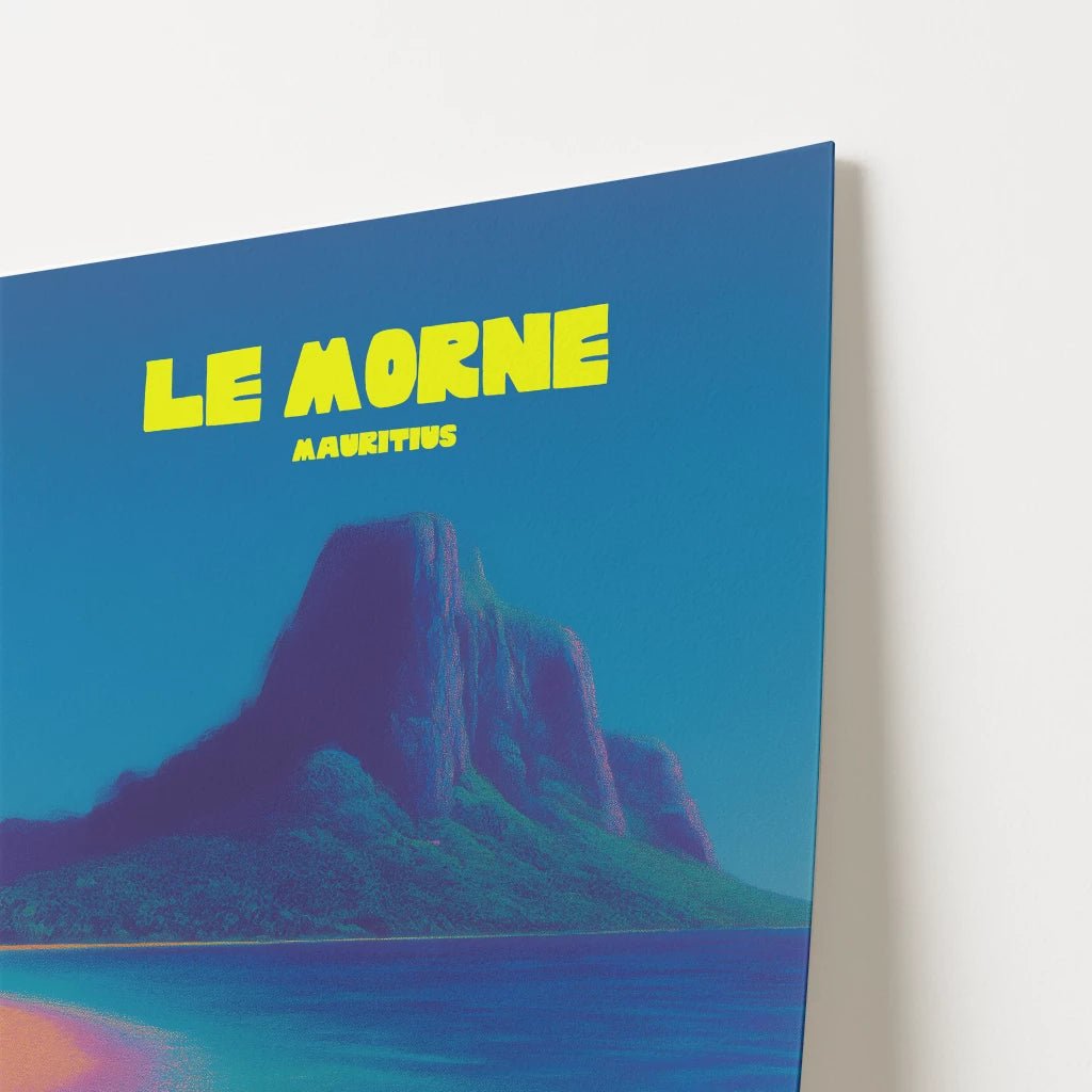 Le Morne Peninsula Mauritius Africa Travel Poster - Postered