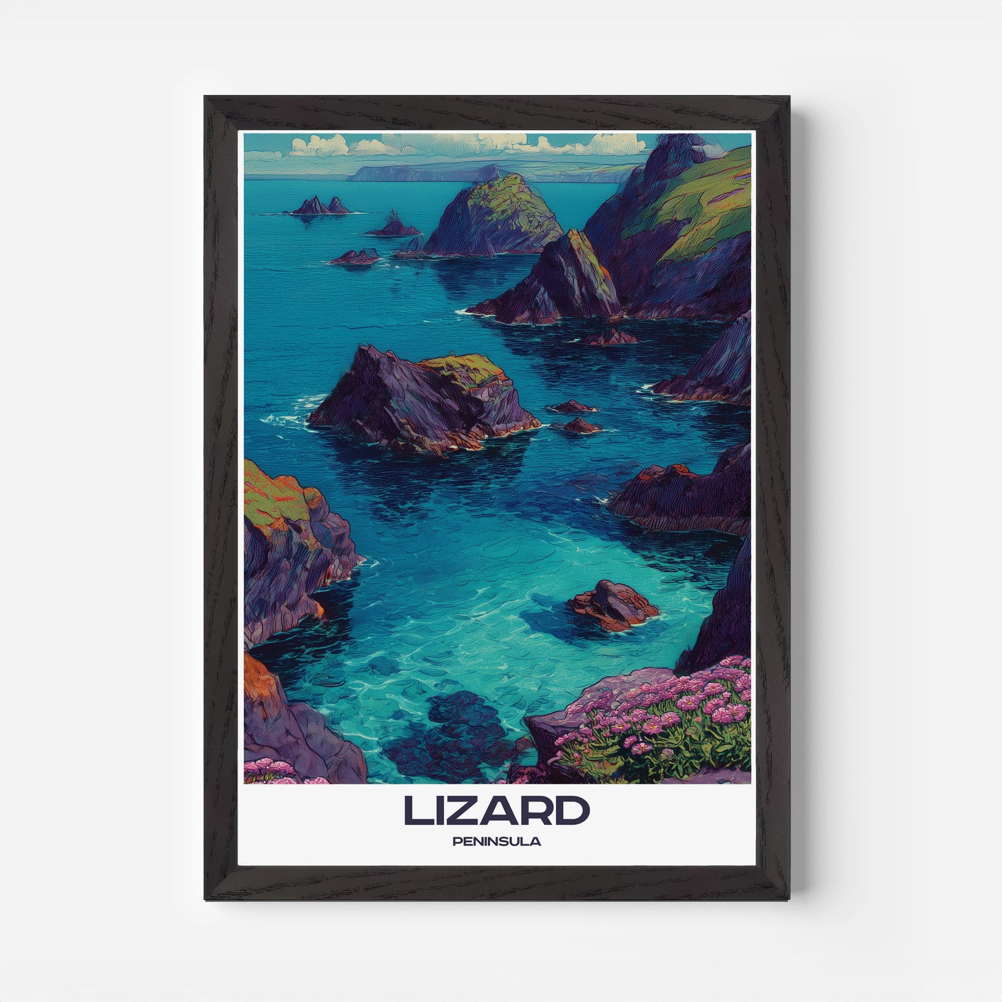 Lizard Peninsula Cornwall England Europe Travel Poster - Postered