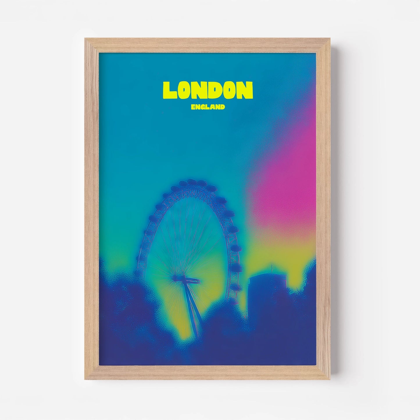 London England Travel Poster - Postered