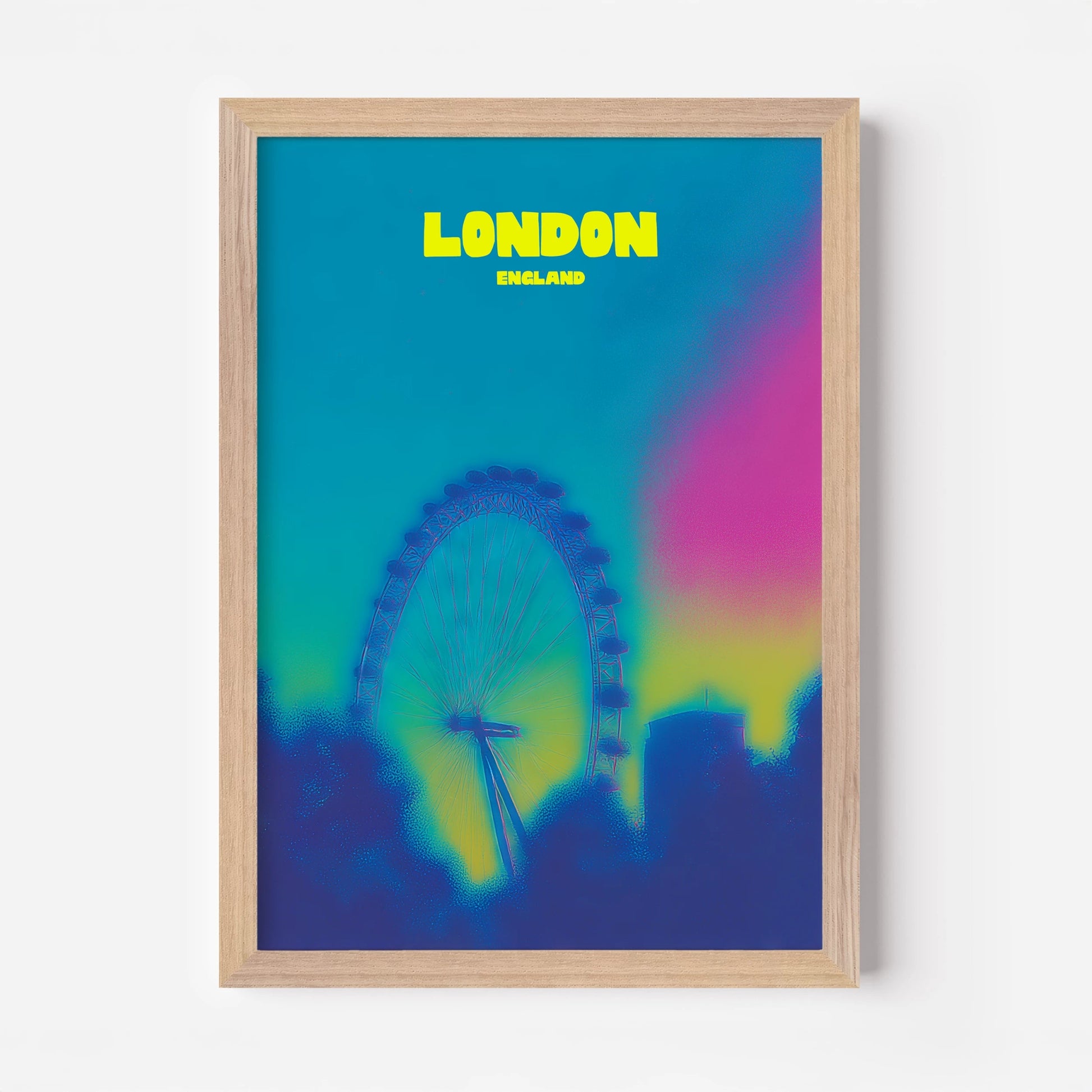 London England Travel Poster - Postered