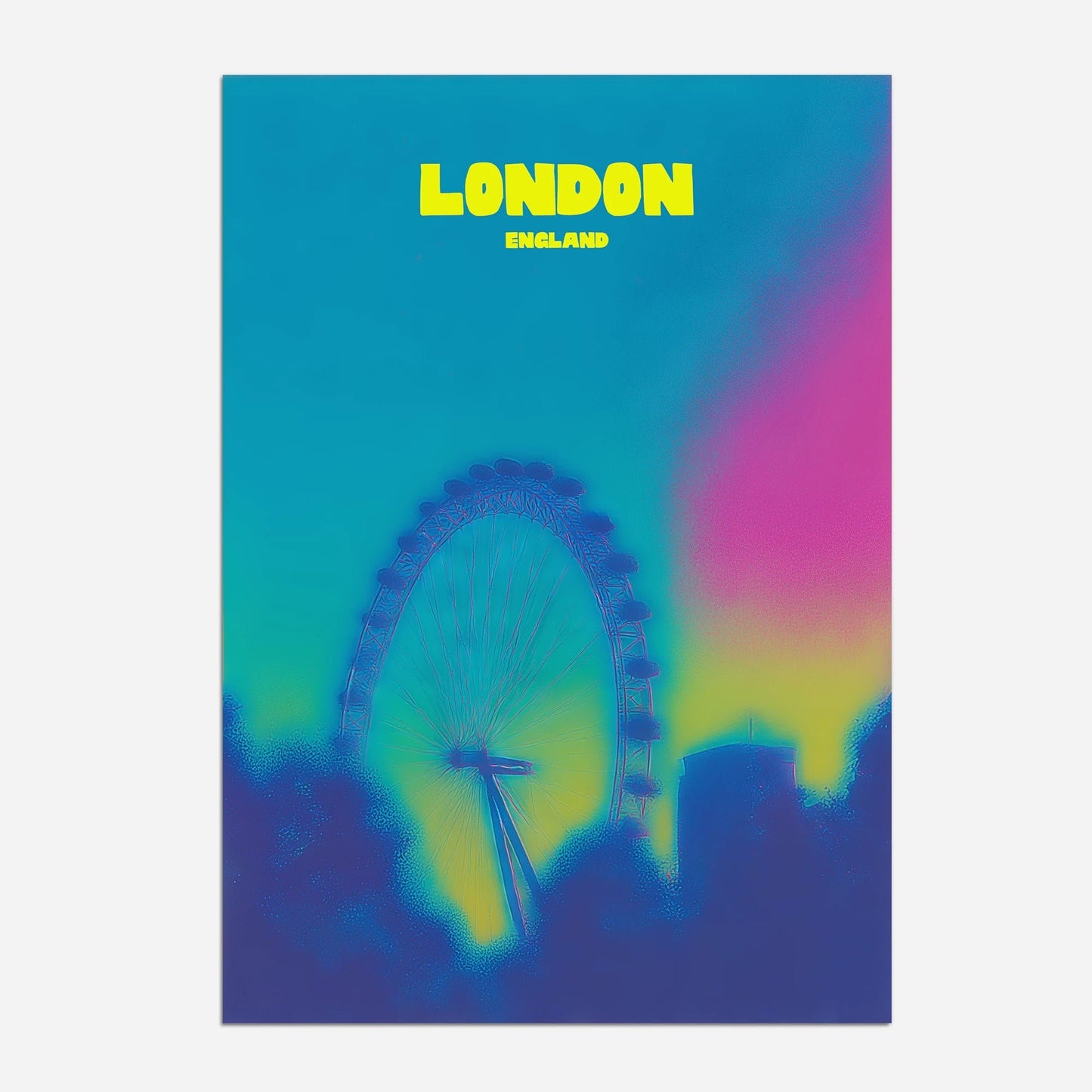 London England Travel Poster - Postered