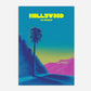 Los Angeles USA Hollywood Hills Travel Poster - Postered