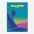 Los Angeles USA Hollywood Hills Travel Poster - Postered