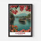 Lucerne Switzerland Europe Travel Poster - Postered