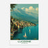 Lucerne Switzerland Europe Travel Poster - Postered